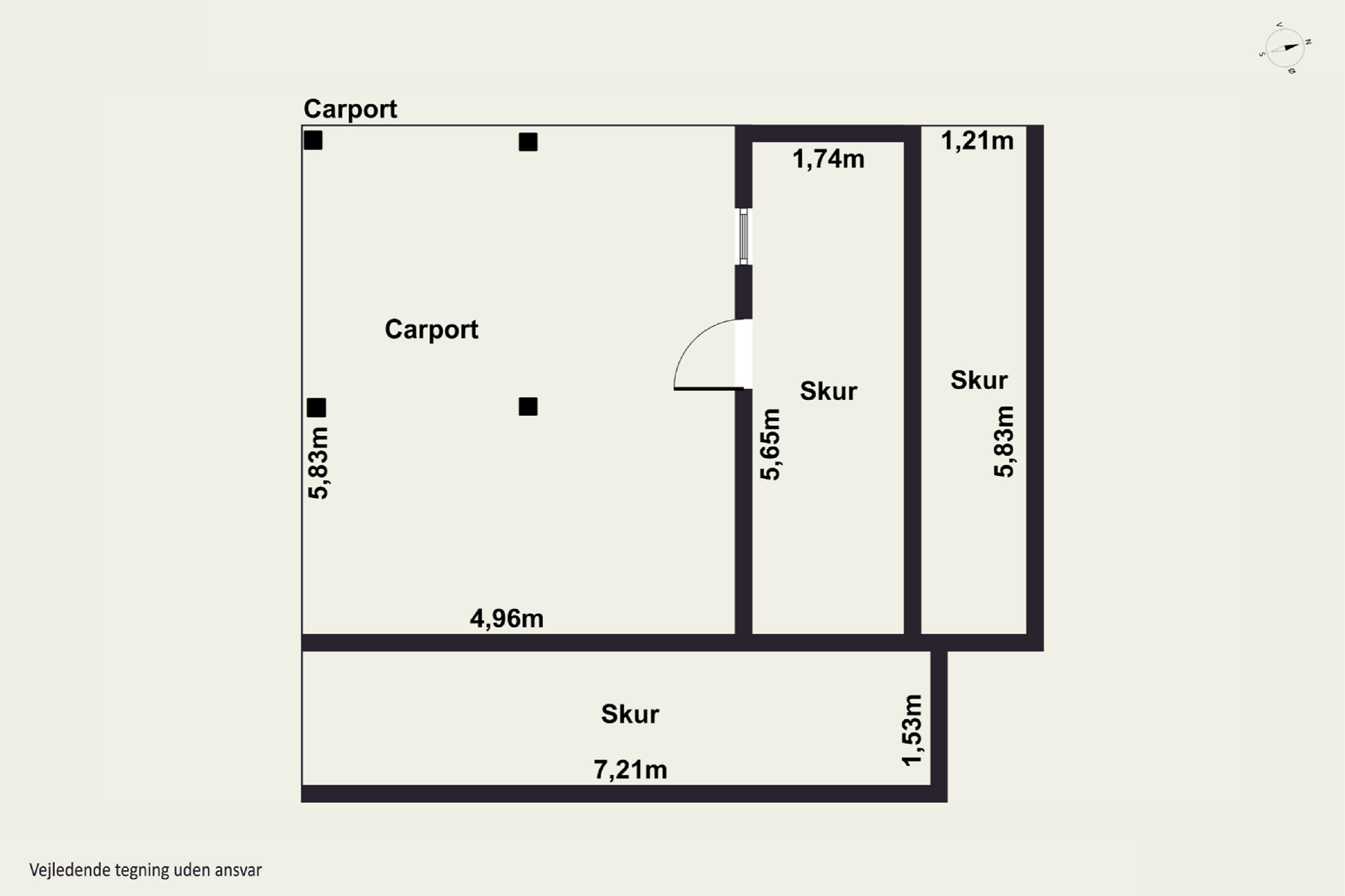 Plantegninger billede af Damvej 1, 4750 Lundby