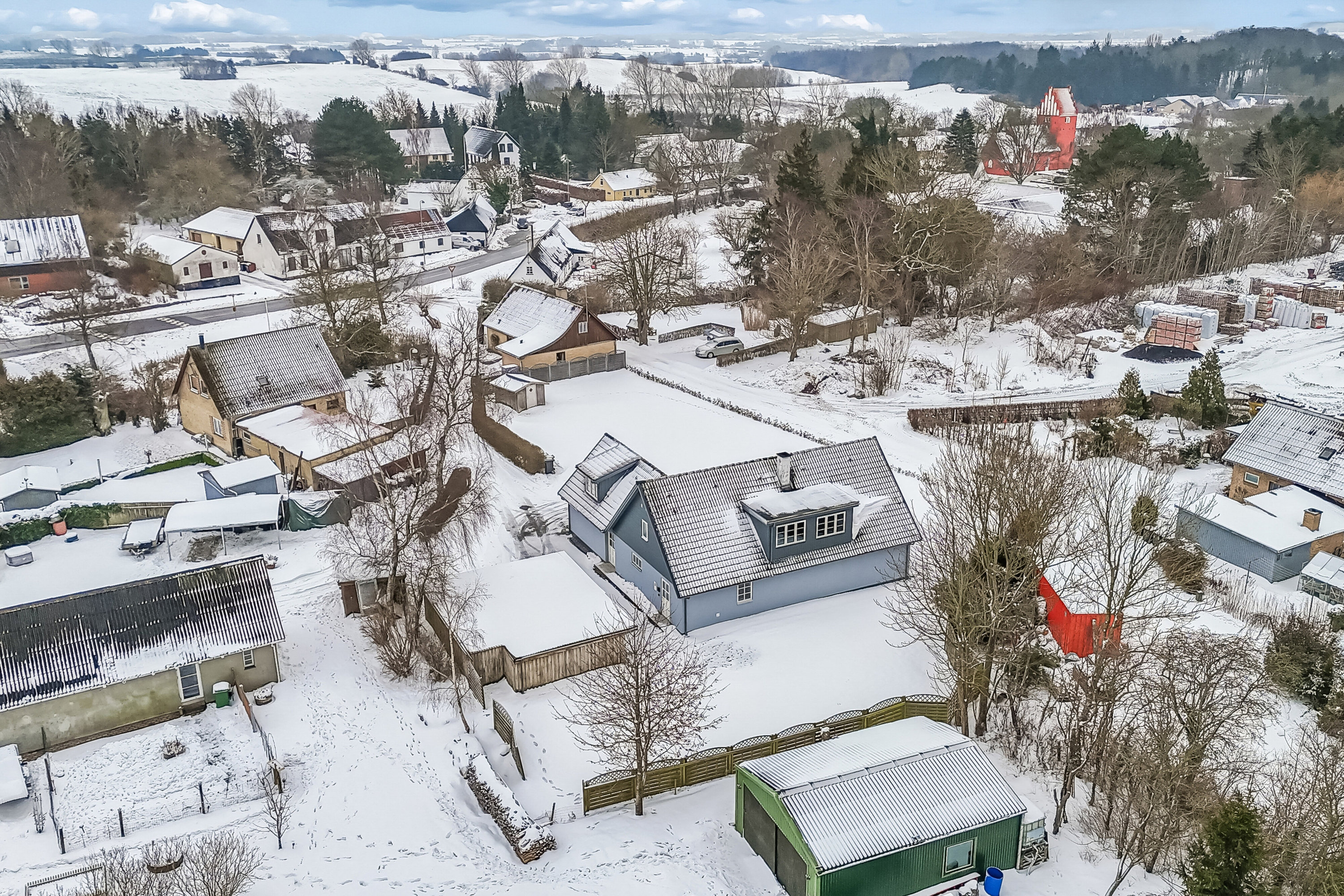 Fremhævet andet billede i fuldskærmstilstand. Billede af Damvej 1, 4750 Lundby