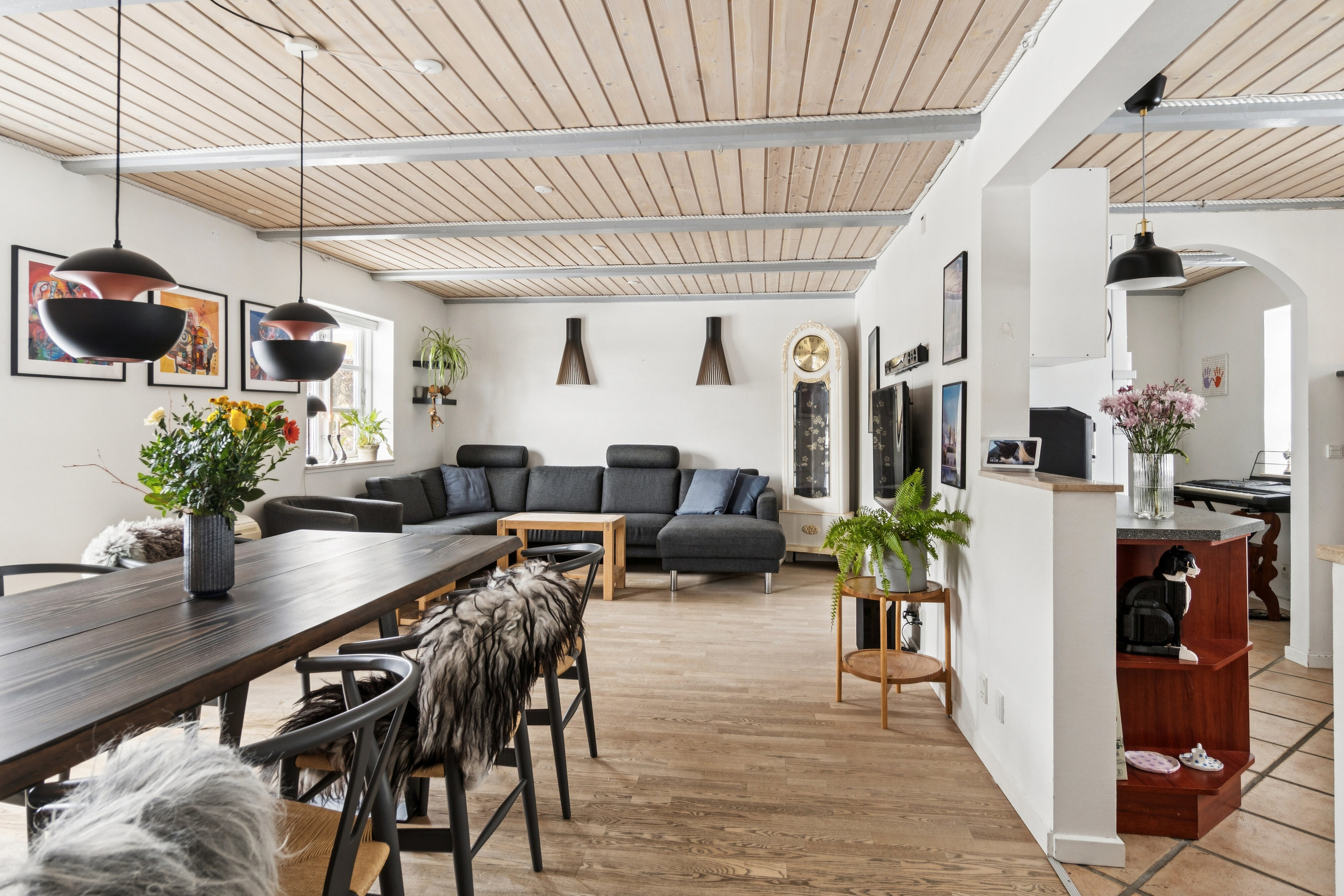 Fremhævet spisestue billede i fuldskærmstilstand. Billede af Rugtvedvej 31, Forsinge, 4490 Jerslev Sjælland