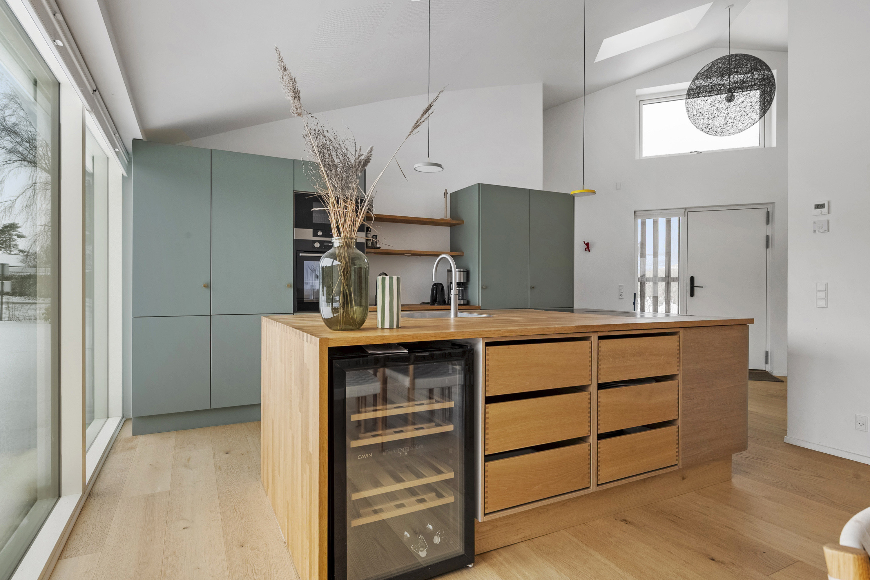 Fremhævet køkken billede i fuldskærmstilstand. Billede af P.Baatrupsvej 46, Kysing Næs, 8300 Odder