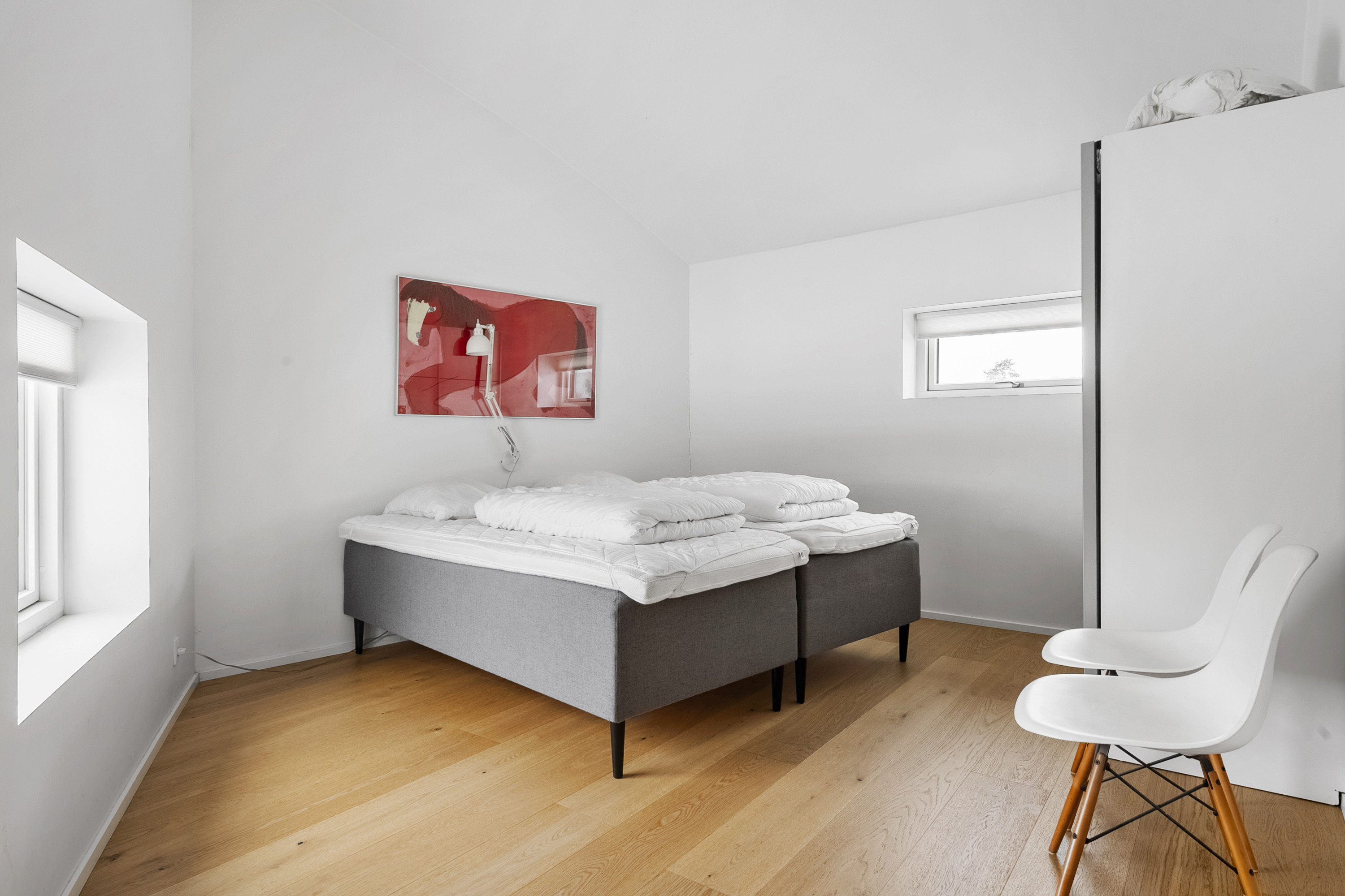 Fremhævet soveværelse billede i fuldskærmstilstand. Billede af P.Baatrupsvej 46, Kysing Næs, 8300 Odder