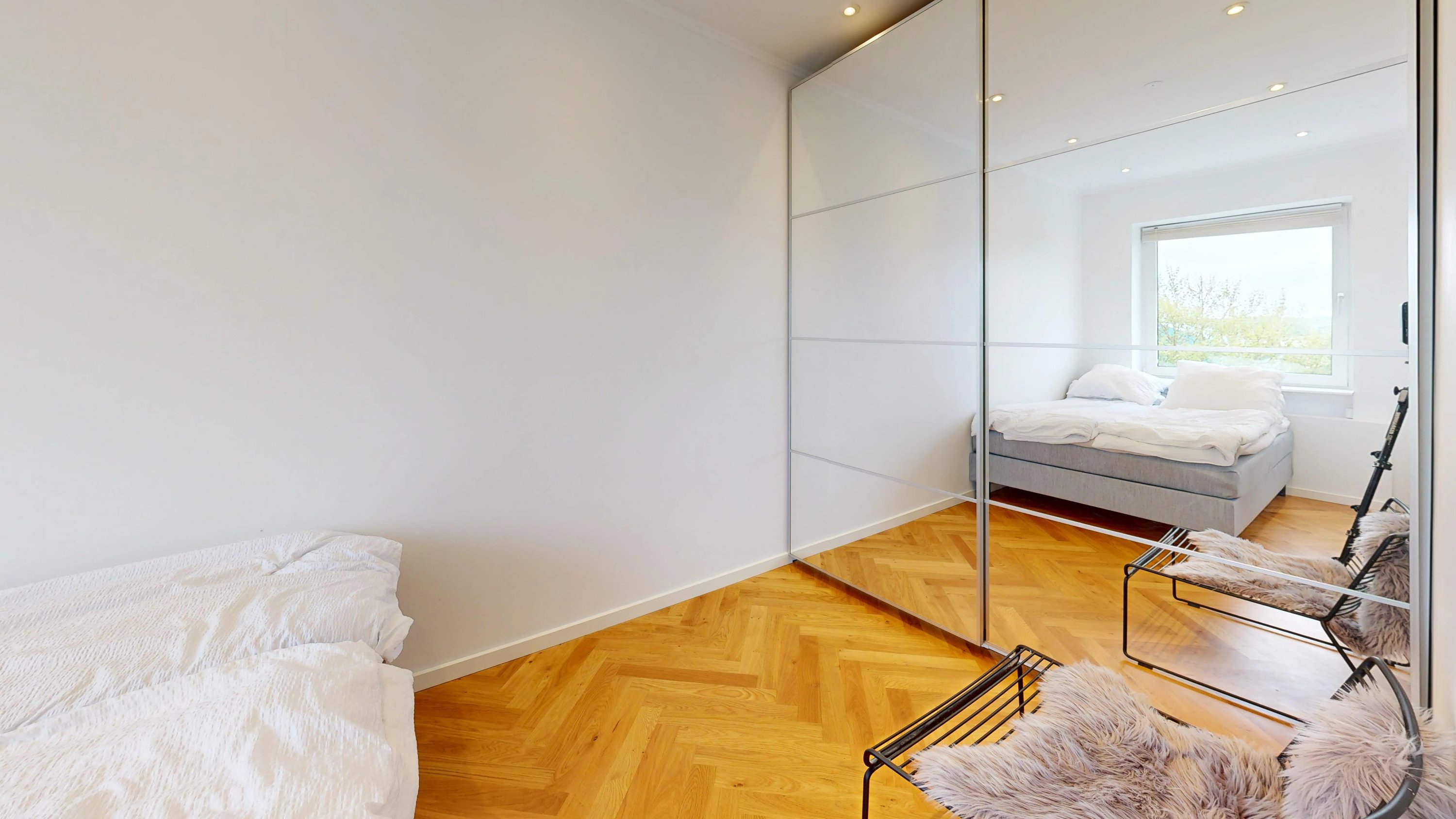 Fremhævet soveværelse billede i fuldskærmstilstand. Billede af Peder Skrams Gade 35, 3. tv., 9000 Aalborg