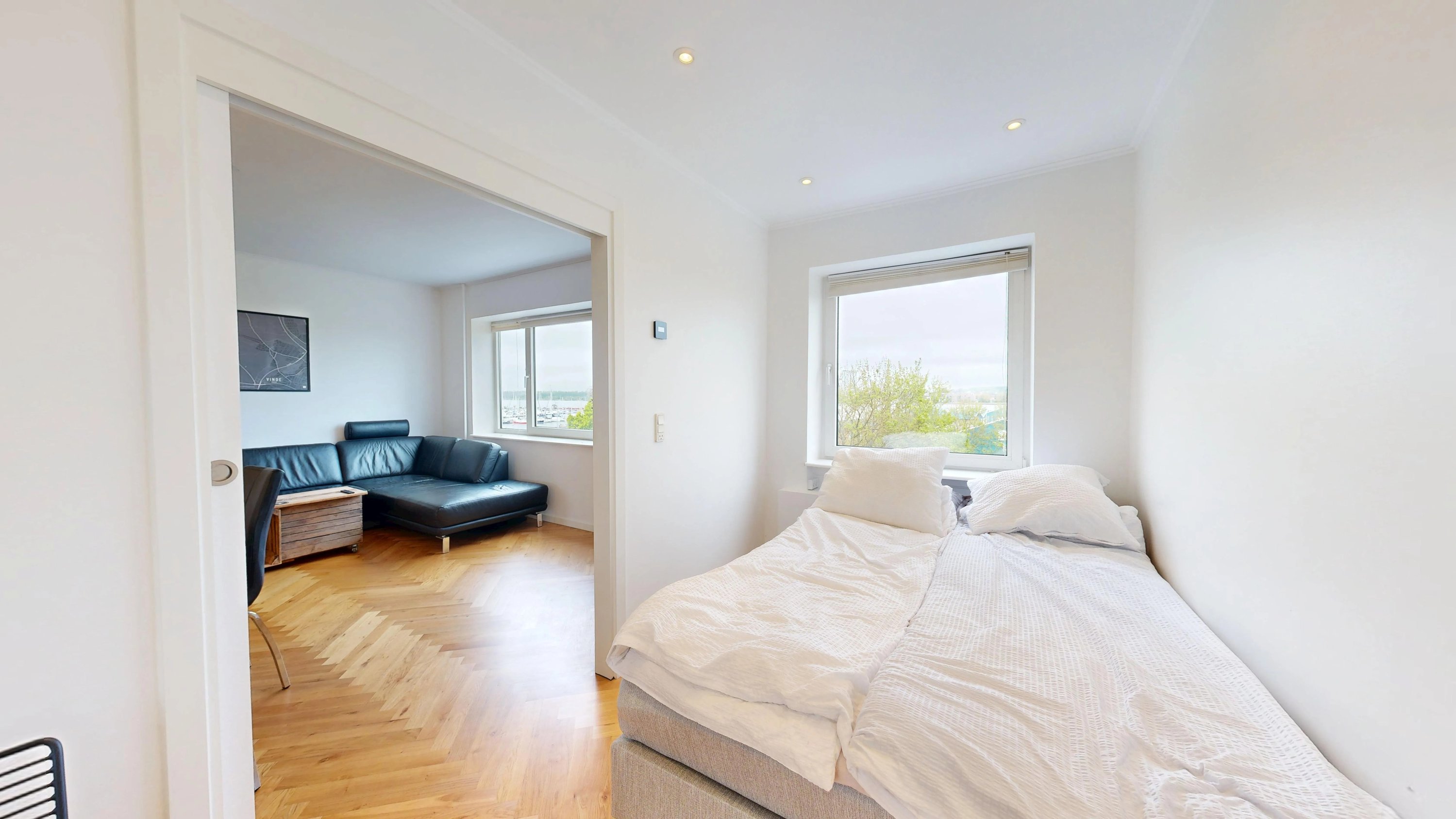 Fremhævet soveværelse billede i fuldskærmstilstand. Billede af Peder Skrams Gade 35, 3. tv., 9000 Aalborg