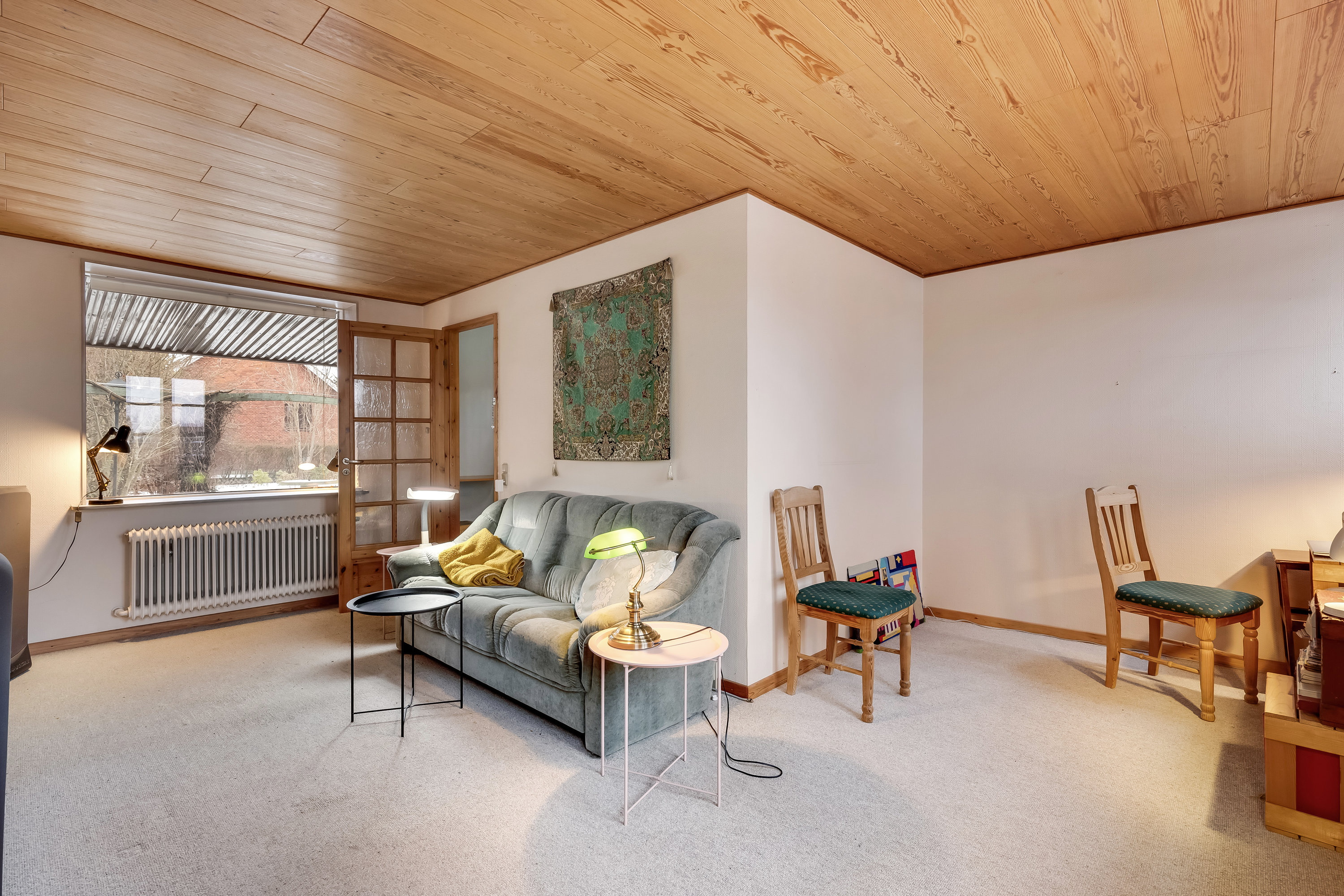 Fremhævet stue billede i fuldskærmstilstand. Billede af Ryttervej 6, 6270 Tønder