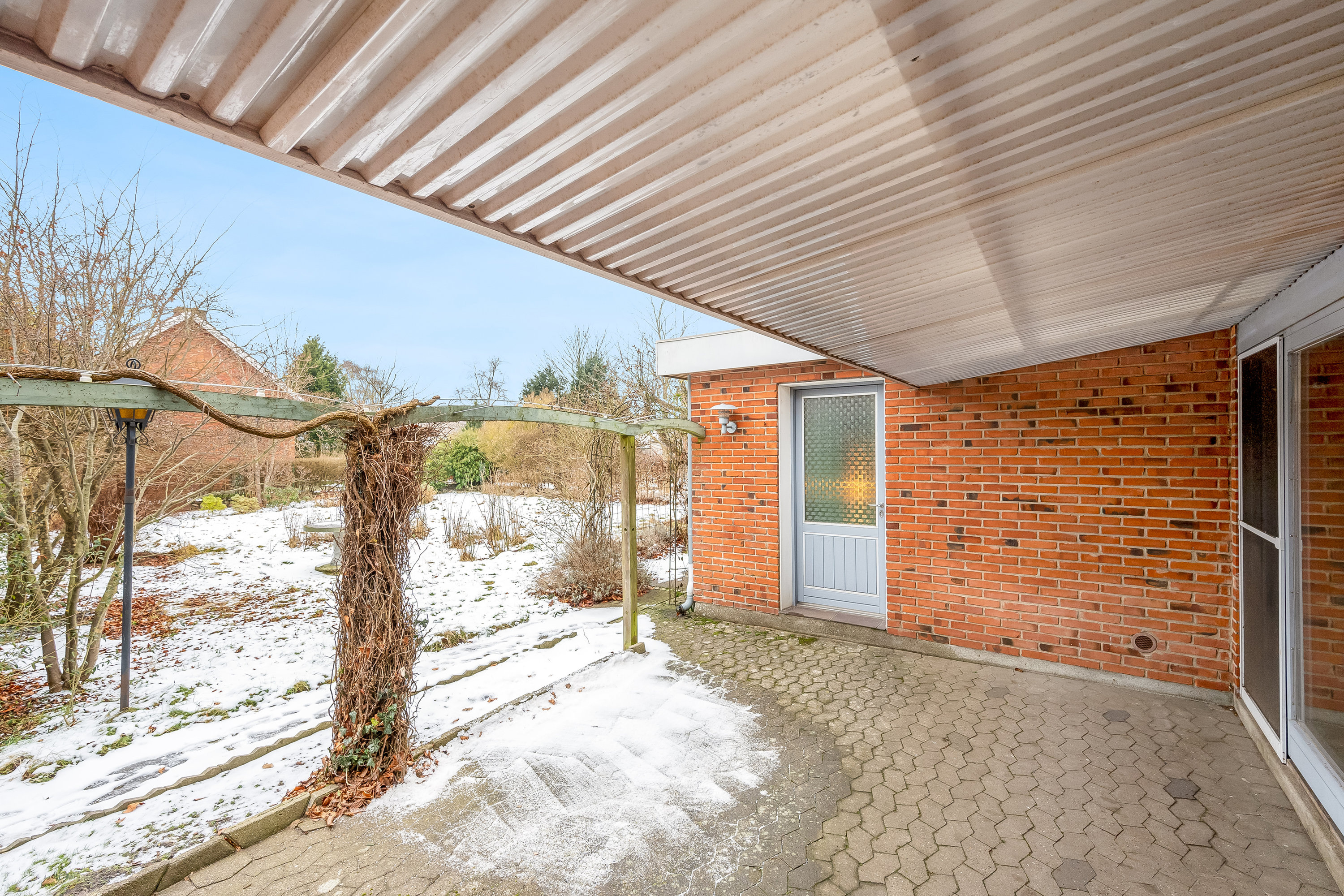 Fremhævet facade billede i fuldskærmstilstand. Billede af Ryttervej 6, 6270 Tønder