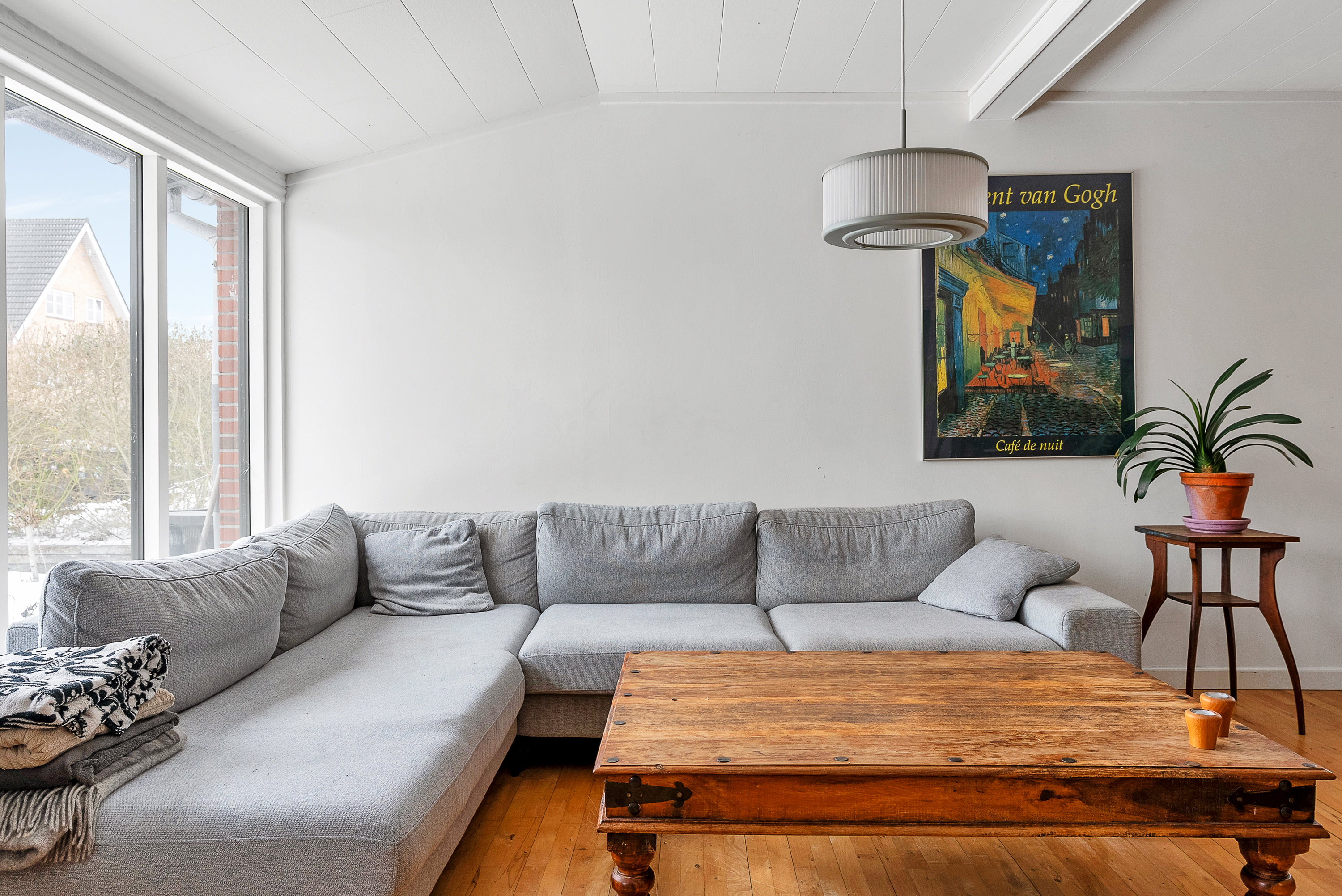 Fremhævet stue billede i fuldskærmstilstand. Billede af Brevikvej 2, 5600 Faaborg