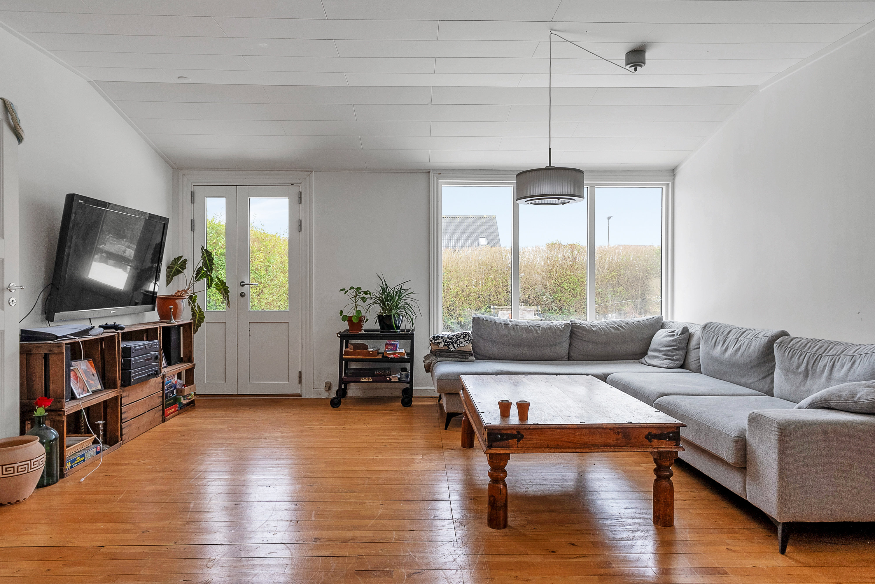 Fremhævet stue billede i fuldskærmstilstand. Billede af Brevikvej 2, 5600 Faaborg