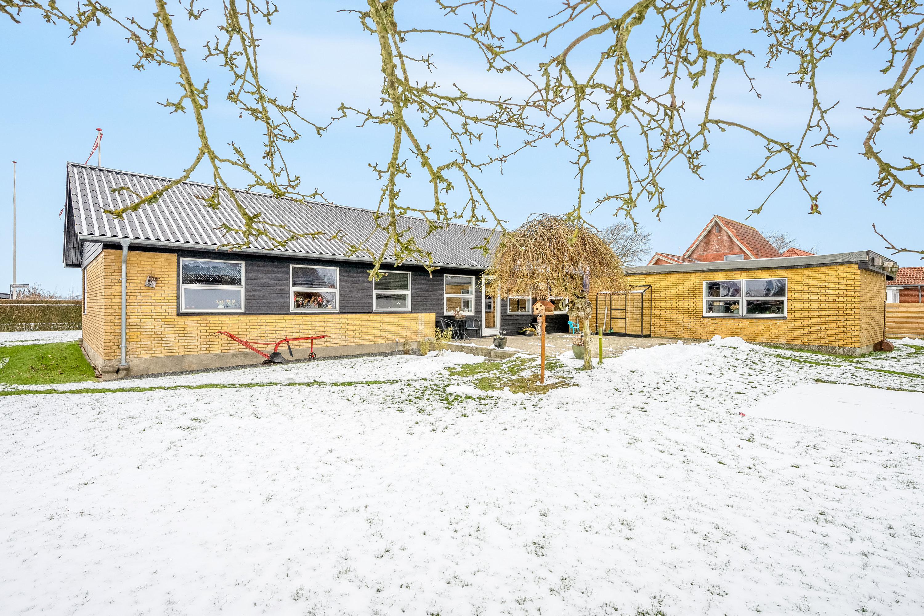 Fremhævet facade billede i fuldskærmstilstand. Billede af Nørrefoldvej 22, Møgeltønder, 6270 Tønder