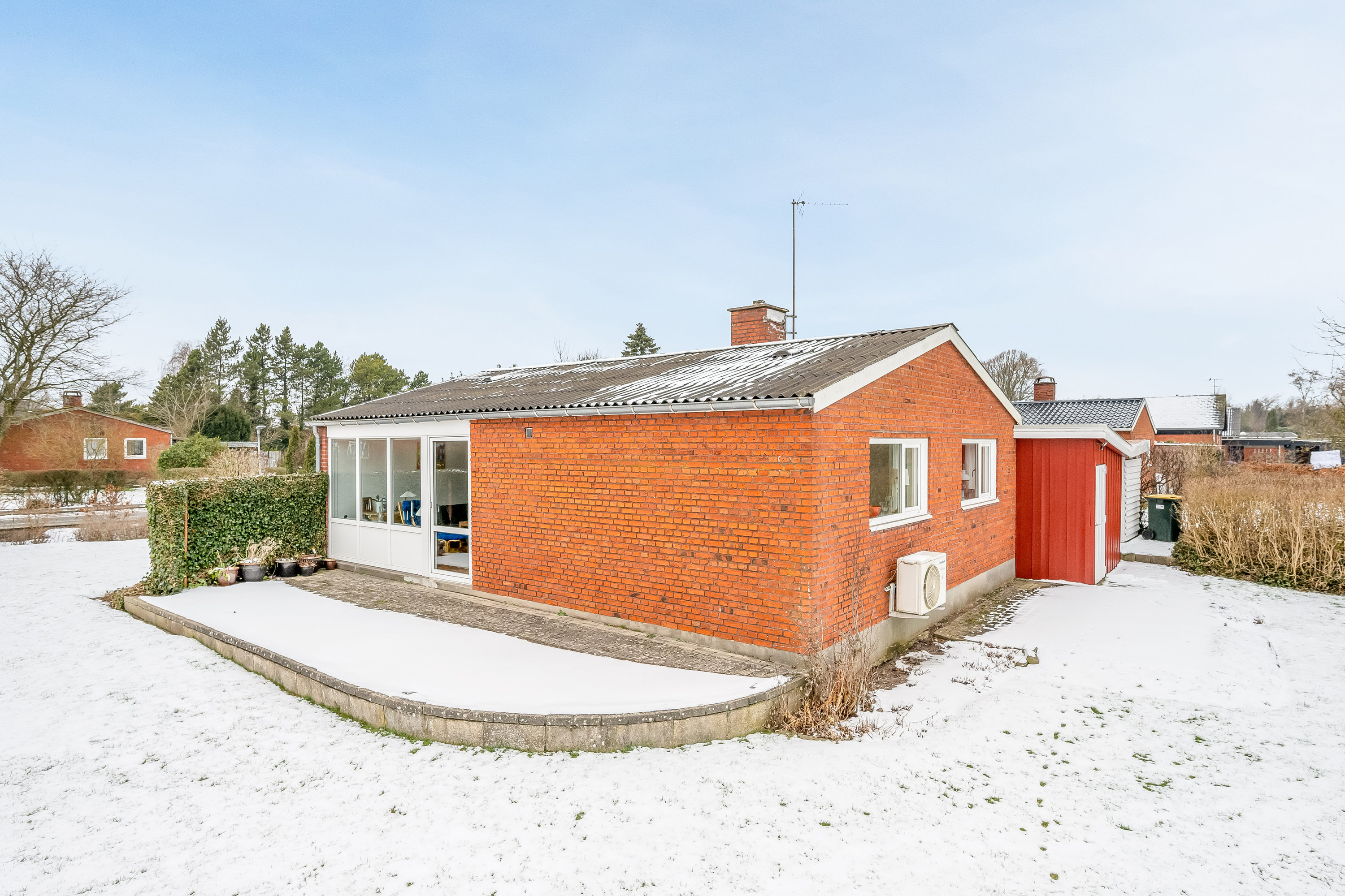 Fremhævet facade billede i fuldskærmstilstand. Billede af Lindevej 3, 6270 Tønder