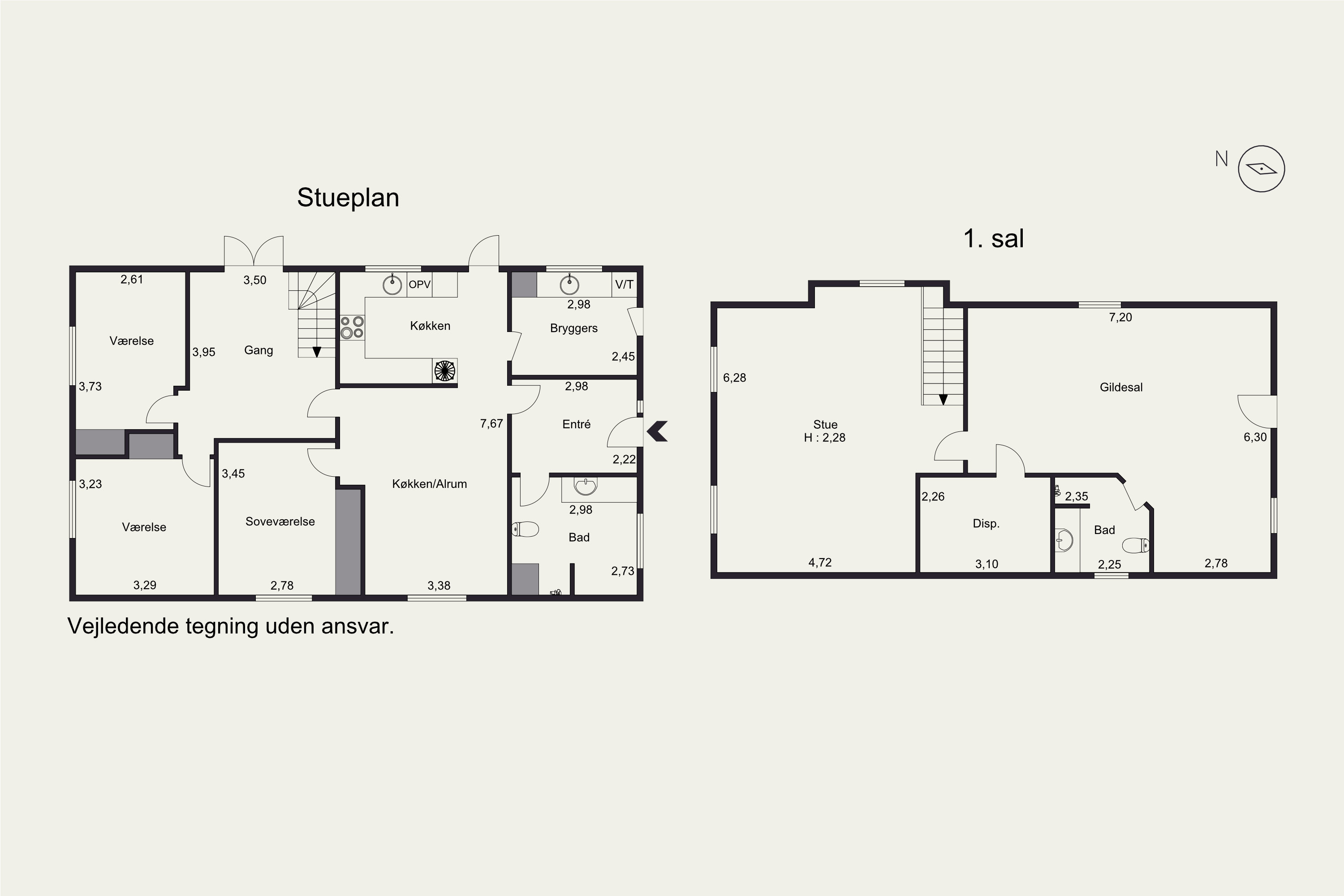 Plantegninger billede af Tjørne Alle 14, Asp, 7600 Struer