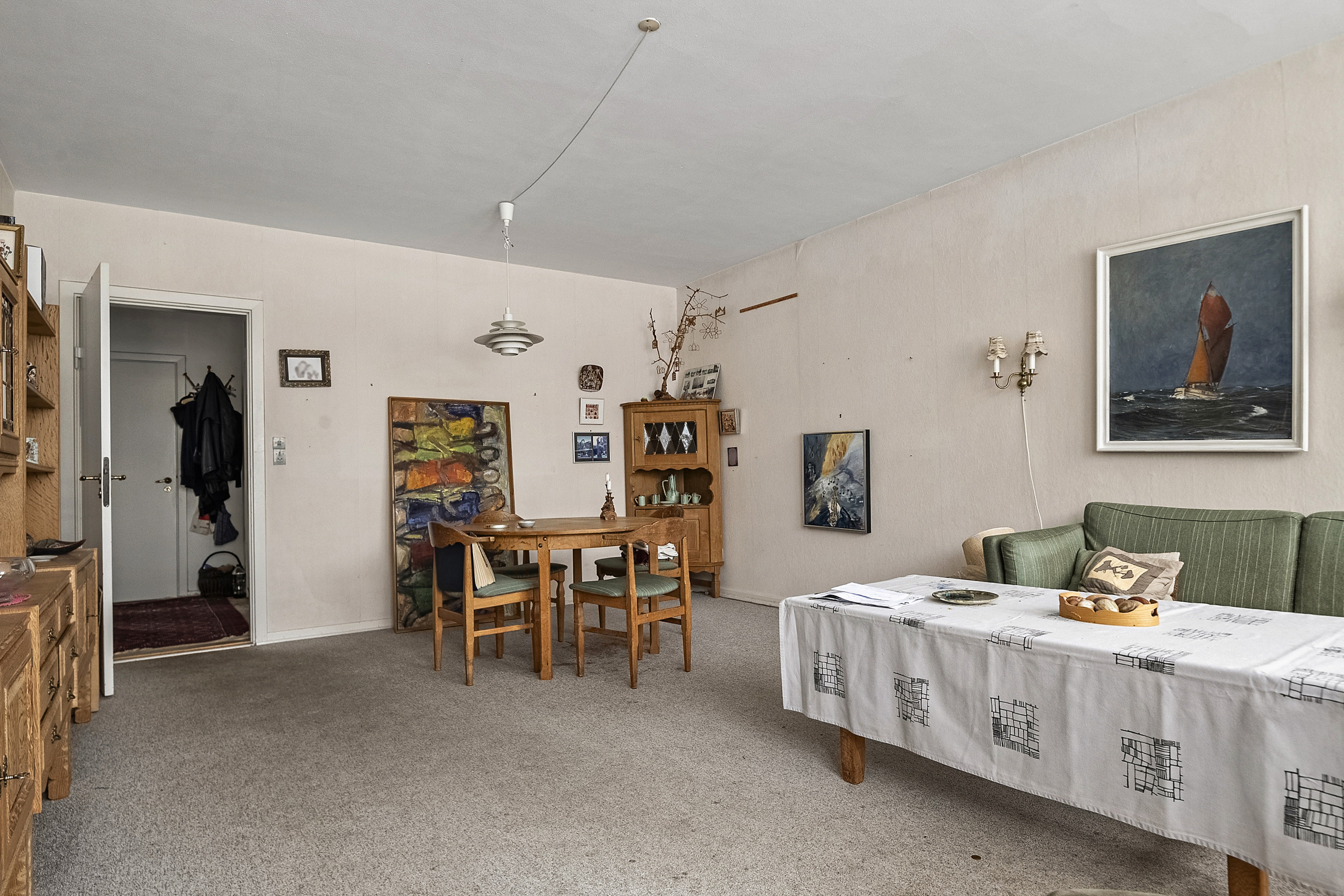 Fremhævet stue billede i fuldskærmstilstand. Billede af Bethesdavej 39C, Risvangen, 8200 Aarhus N