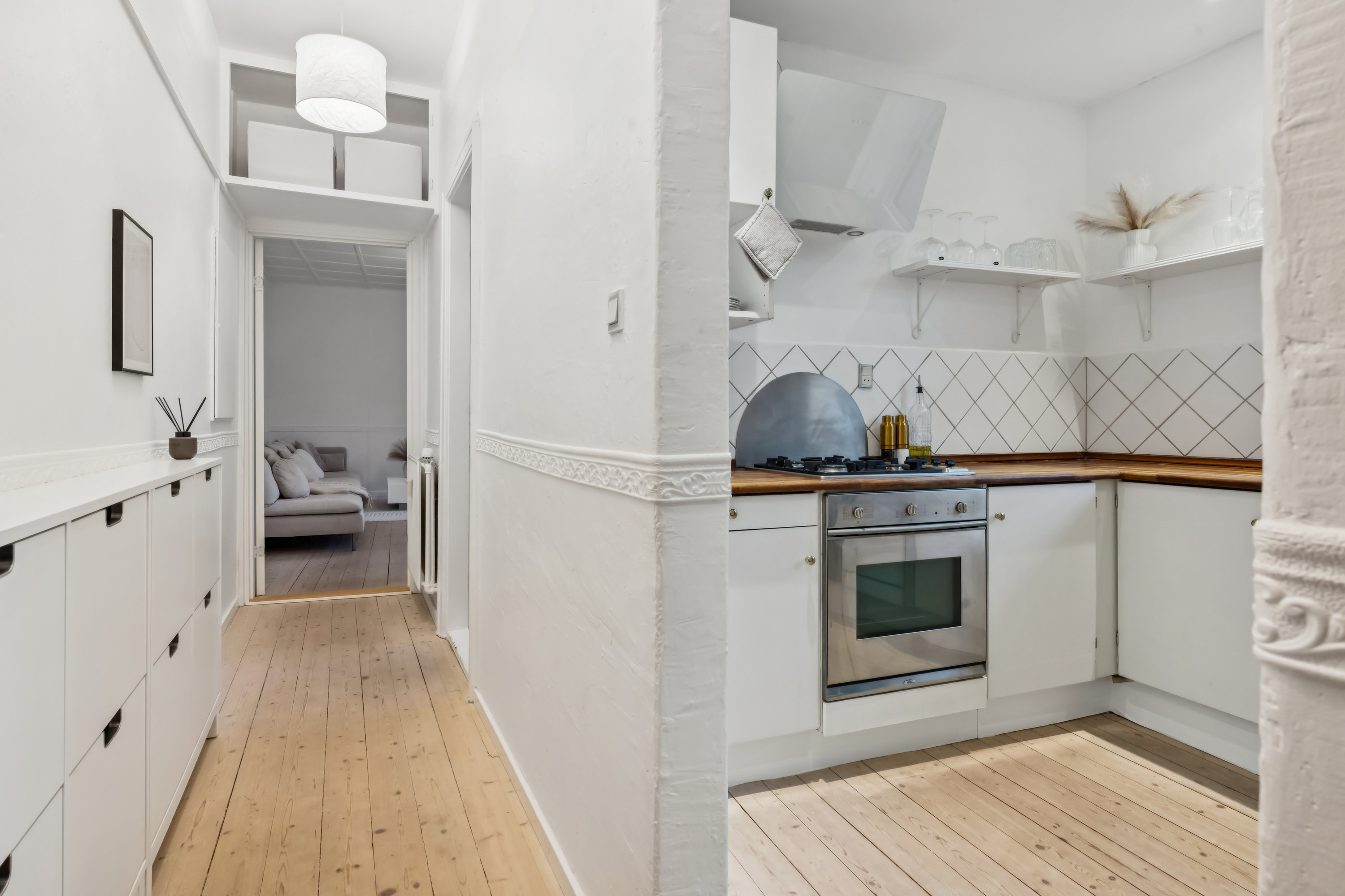 Fremhævet køkken billede i fuldskærmstilstand. Billede af Vesterbro 92, 3., 9000 Aalborg