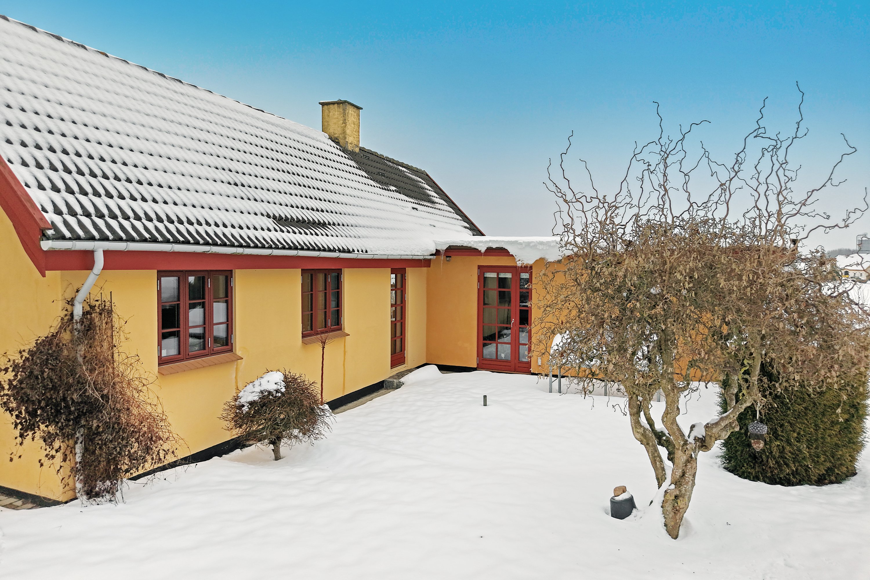 Fremhævet luftfoto billede i fuldskærmstilstand. Billede af Mørkøv Kirkeby 6, 4440 Mørkøv