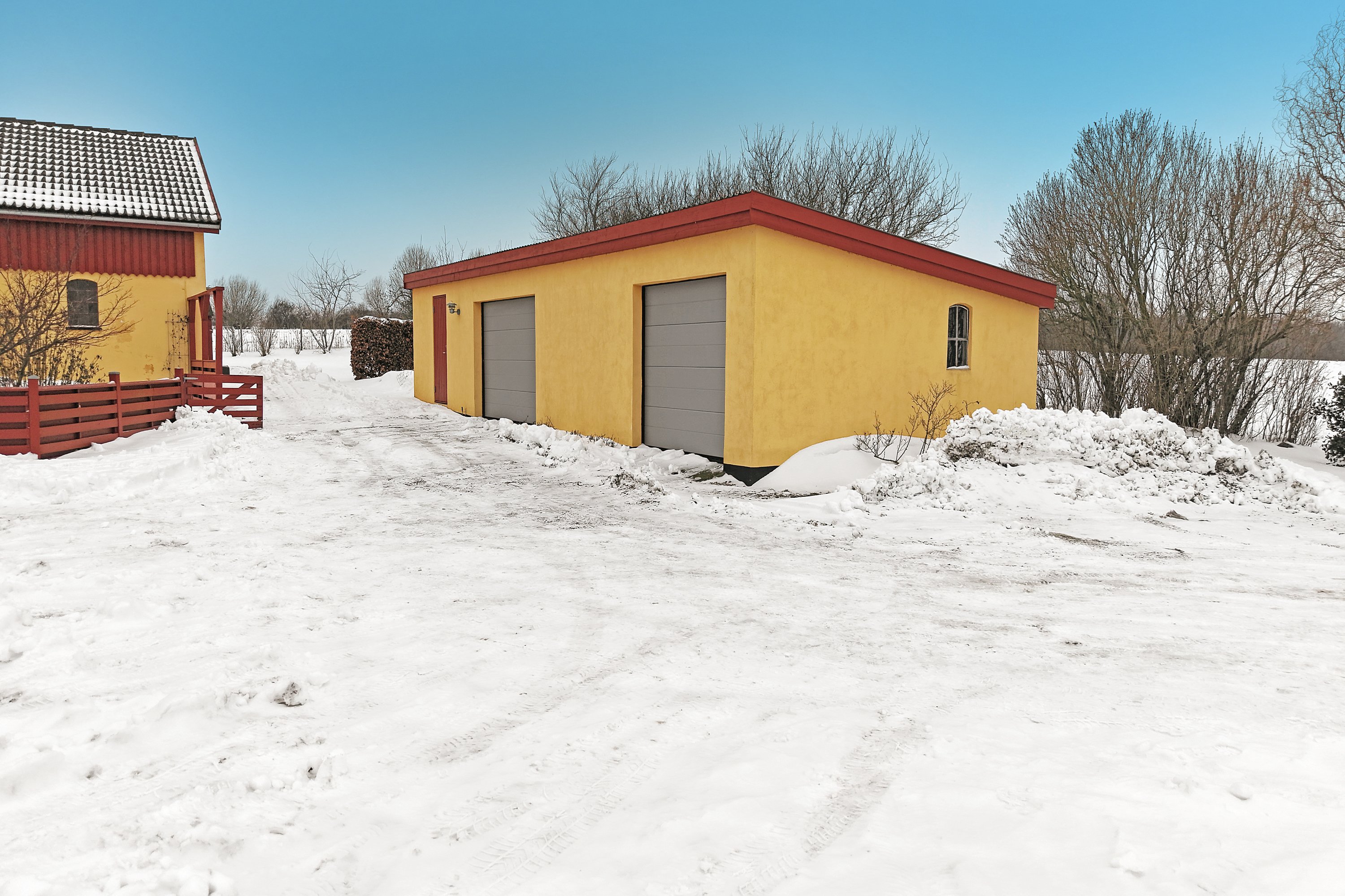 Fremhævet luftfoto billede i fuldskærmstilstand. Billede af Mørkøv Kirkeby 6, 4440 Mørkøv