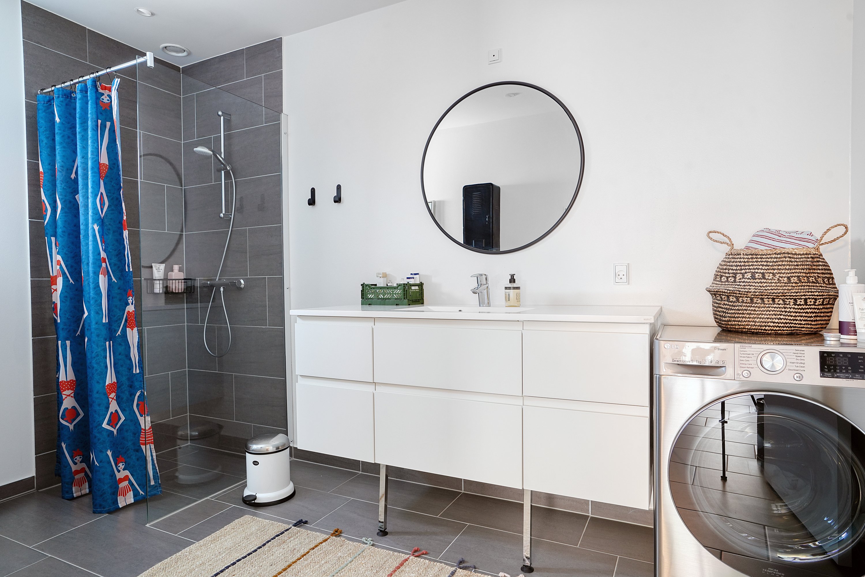 Fremhævet badeværelse billede i fuldskærmstilstand. Billede af H.E. Flemmers Have 29, 4300 Holbæk