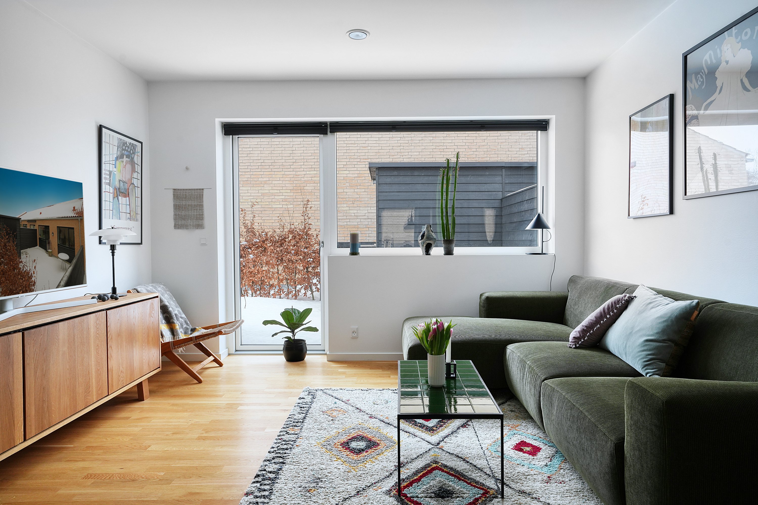 Fremhævet stue billede i fuldskærmstilstand. Billede af H.E. Flemmers Have 29, 4300 Holbæk