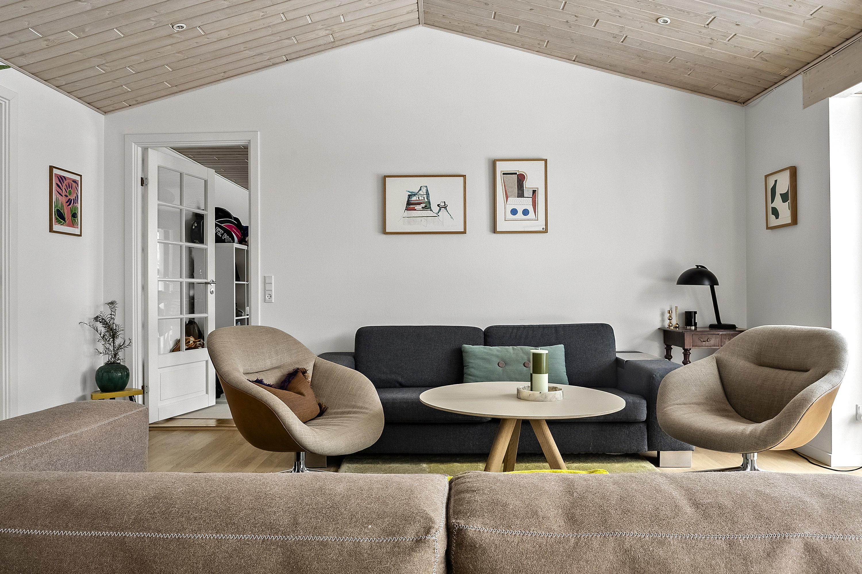 Fremhævet stue billede i fuldskærmstilstand. Billede af Charlotteparken 87, 8700 Horsens