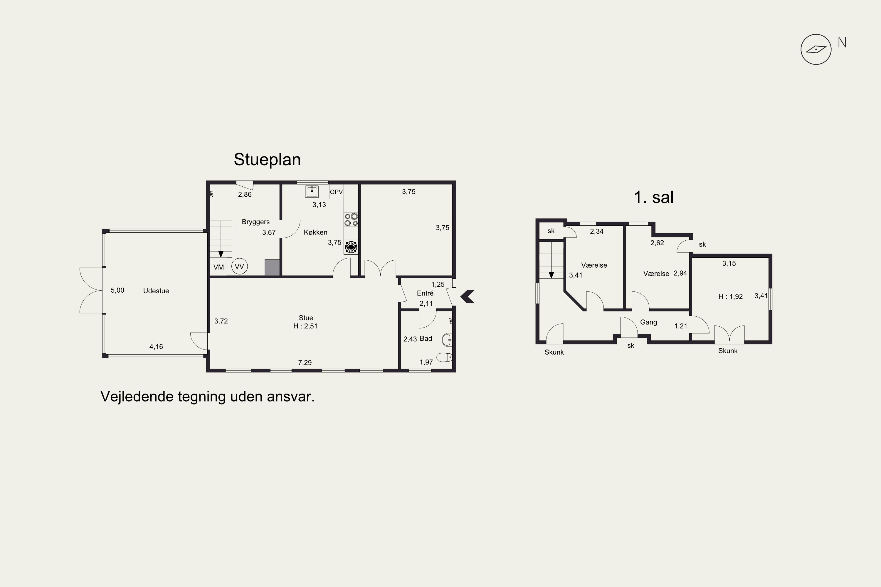 Plantegninger billede af Stouby Møllevej 7, 7140 Stouby