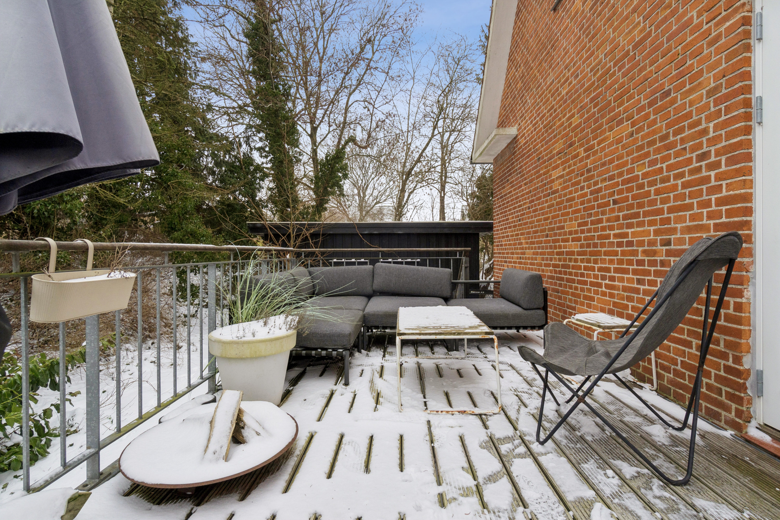 Fremhævet terrasse billede i fuldskærmstilstand. Billede af Gl. Randersvej 34A, 8800 Viborg