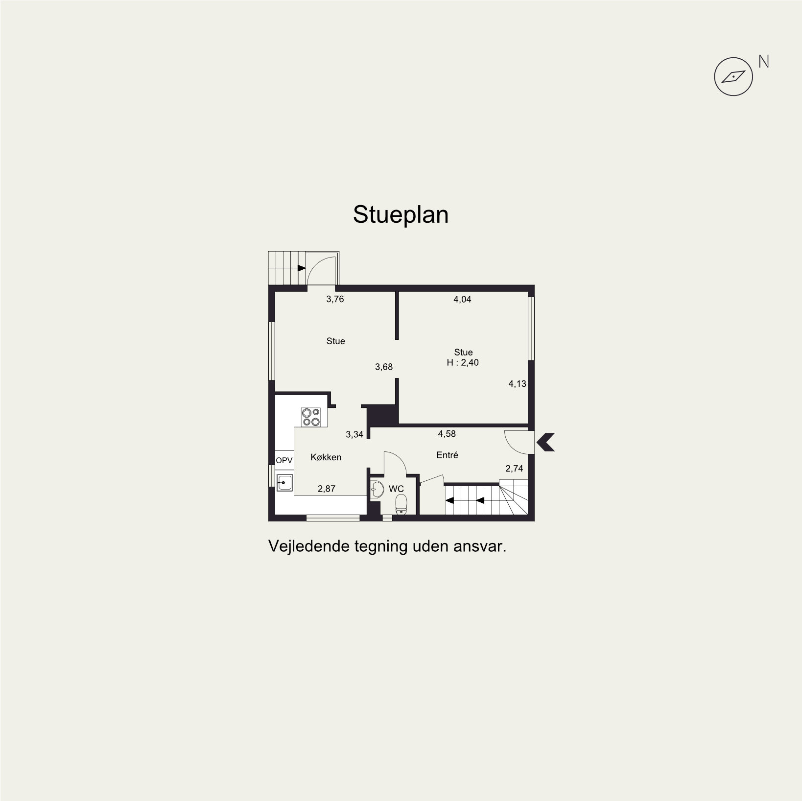 Plantegninger billede af Darlingsvej 8, 8700 Horsens