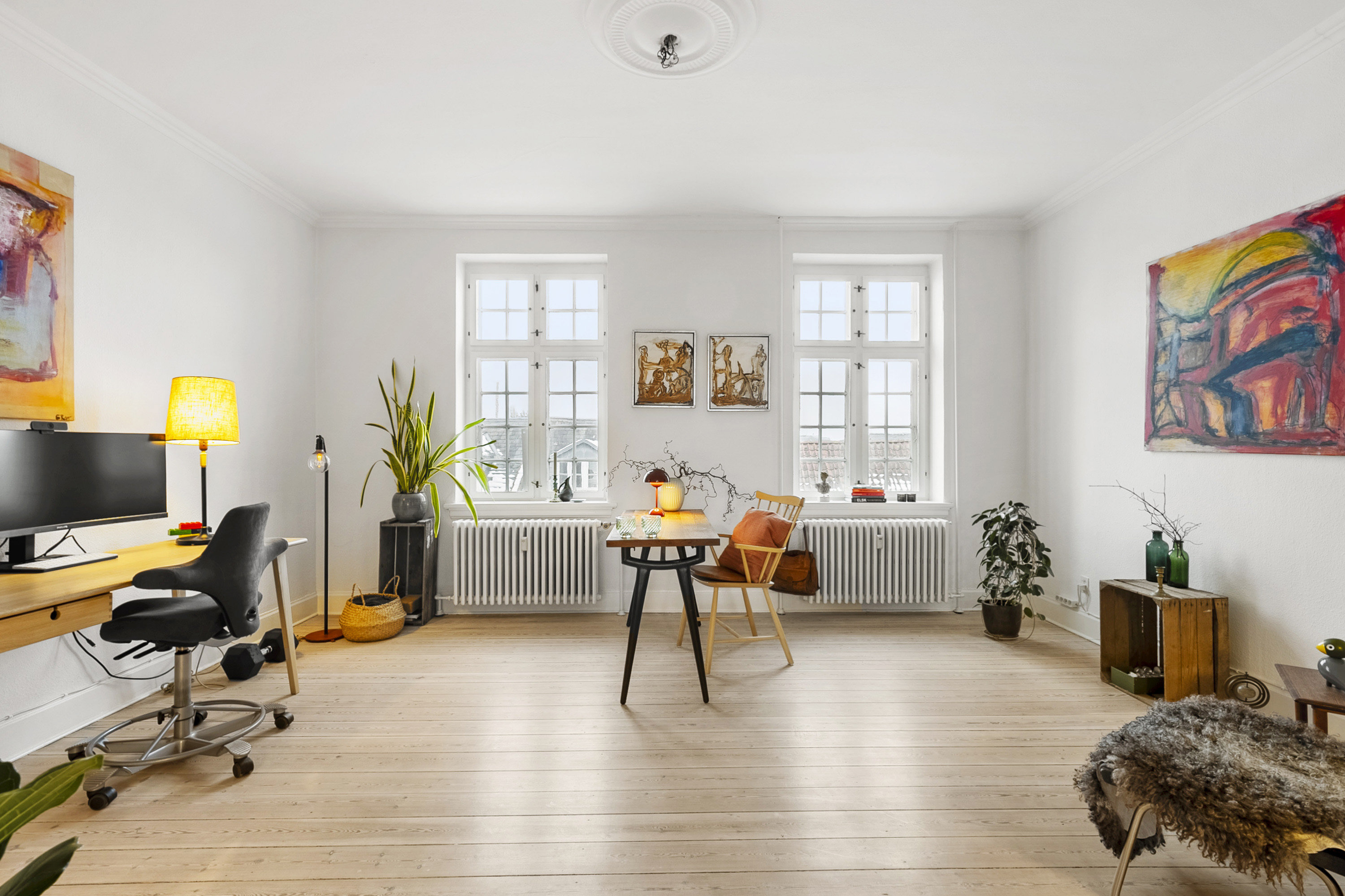 Fremhævet stue billede i fuldskærmstilstand. Billede af Klaregade 21, 3. tv., 5000 Odense C