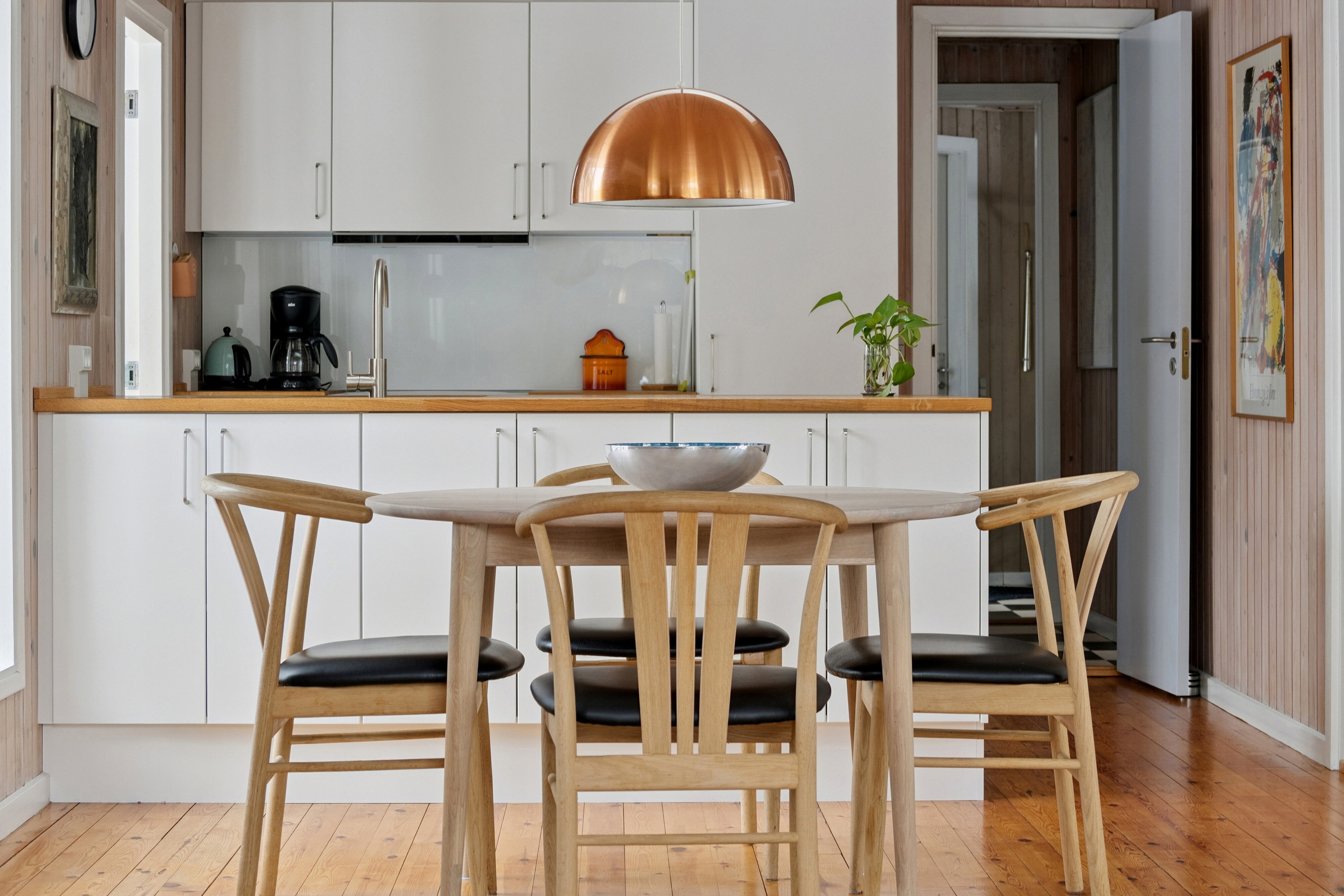 Fremhævet spisestue billede i fuldskærmstilstand. Billede af Agerøvej 12, Amtoft, 7742 Vesløs