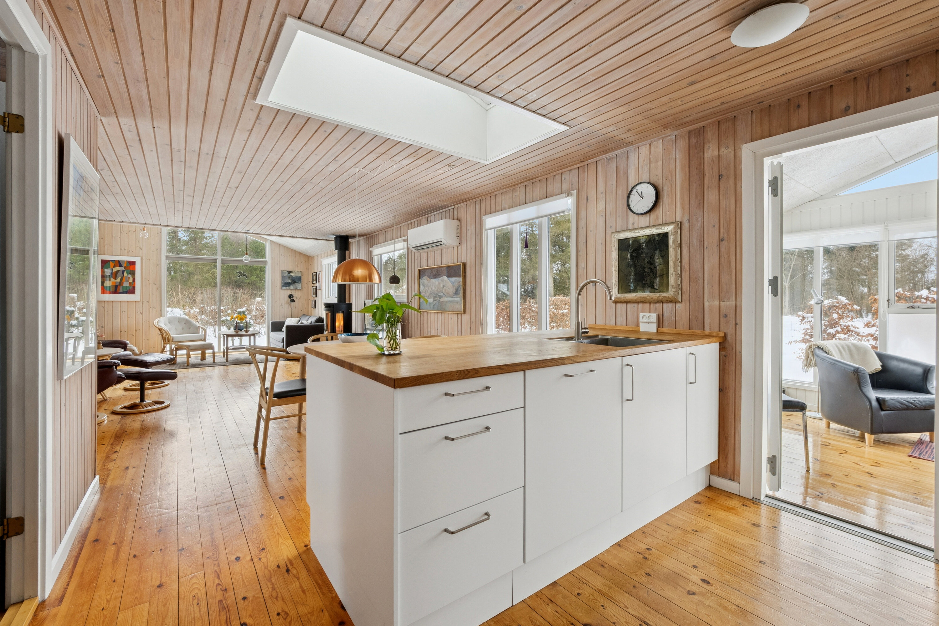 Fremhævet køkken billede i fuldskærmstilstand. Billede af Agerøvej 12, Amtoft, 7742 Vesløs