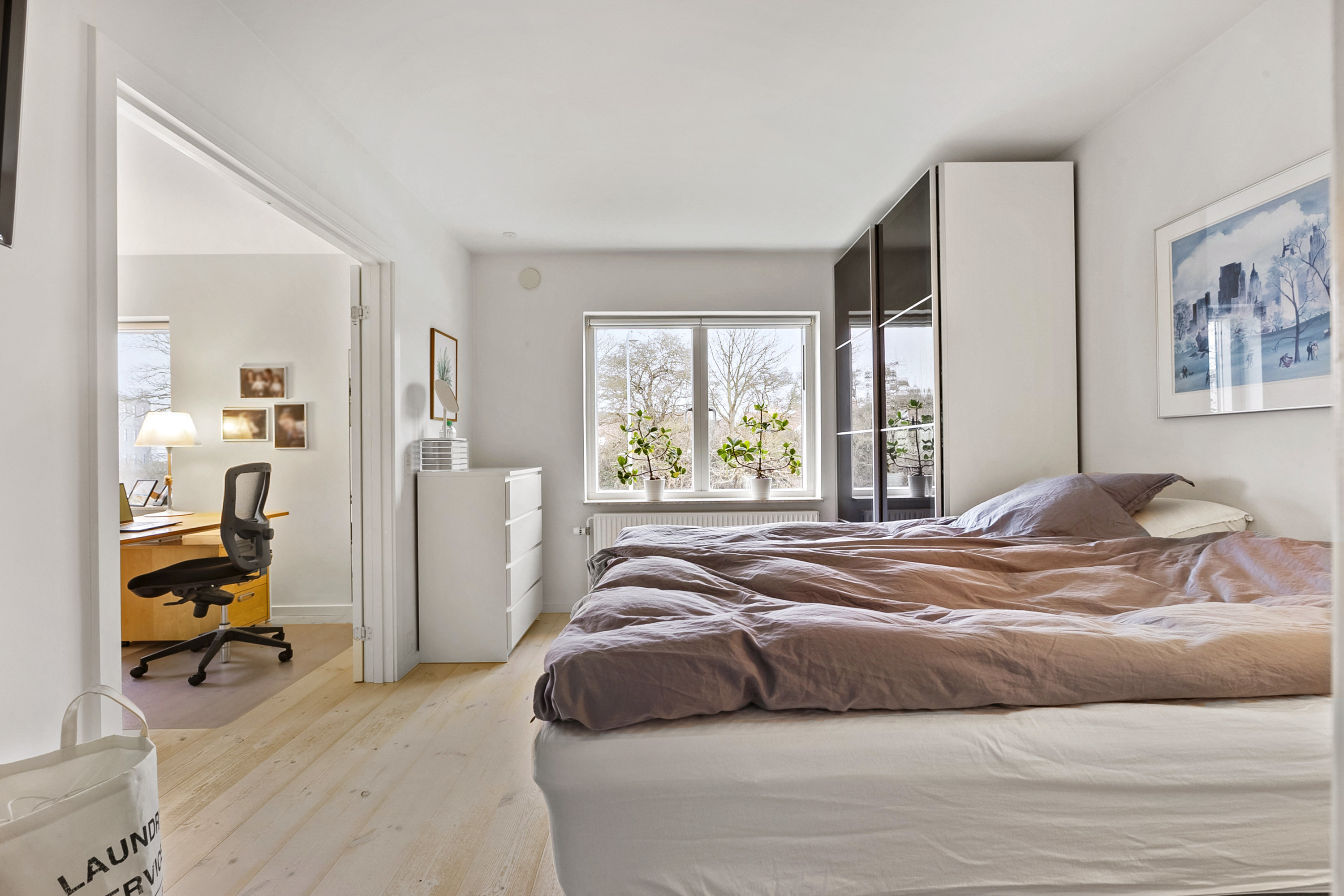 Fremhævet soveværelse billede i fuldskærmstilstand. Billede af Fjordvej 6, 6200 Aabenraa