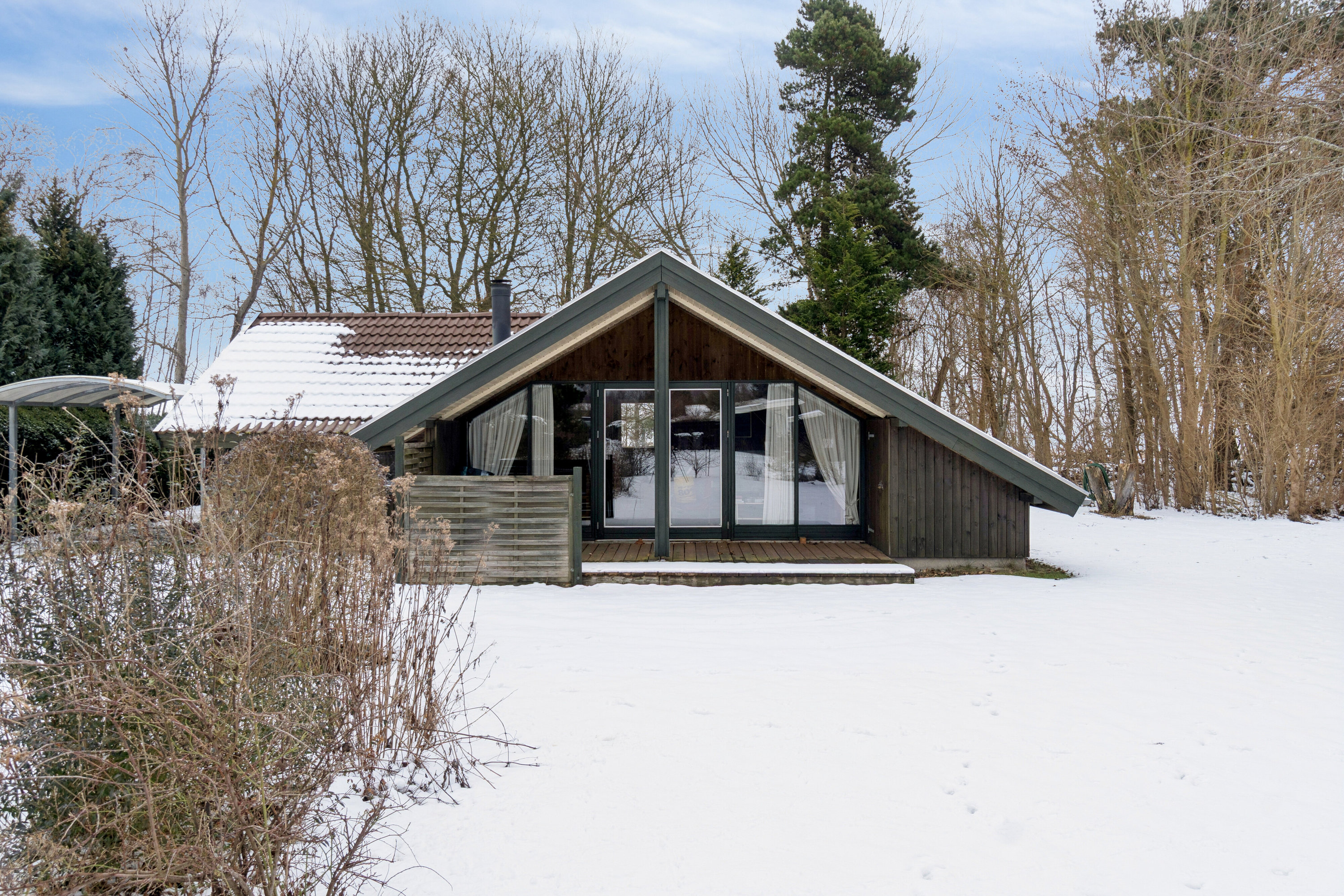 Fremhævet set fra vejen billede i fuldskærmstilstand. Billede af Gulspurvevej 4, Ll Kongsmark, 4200 Slagelse