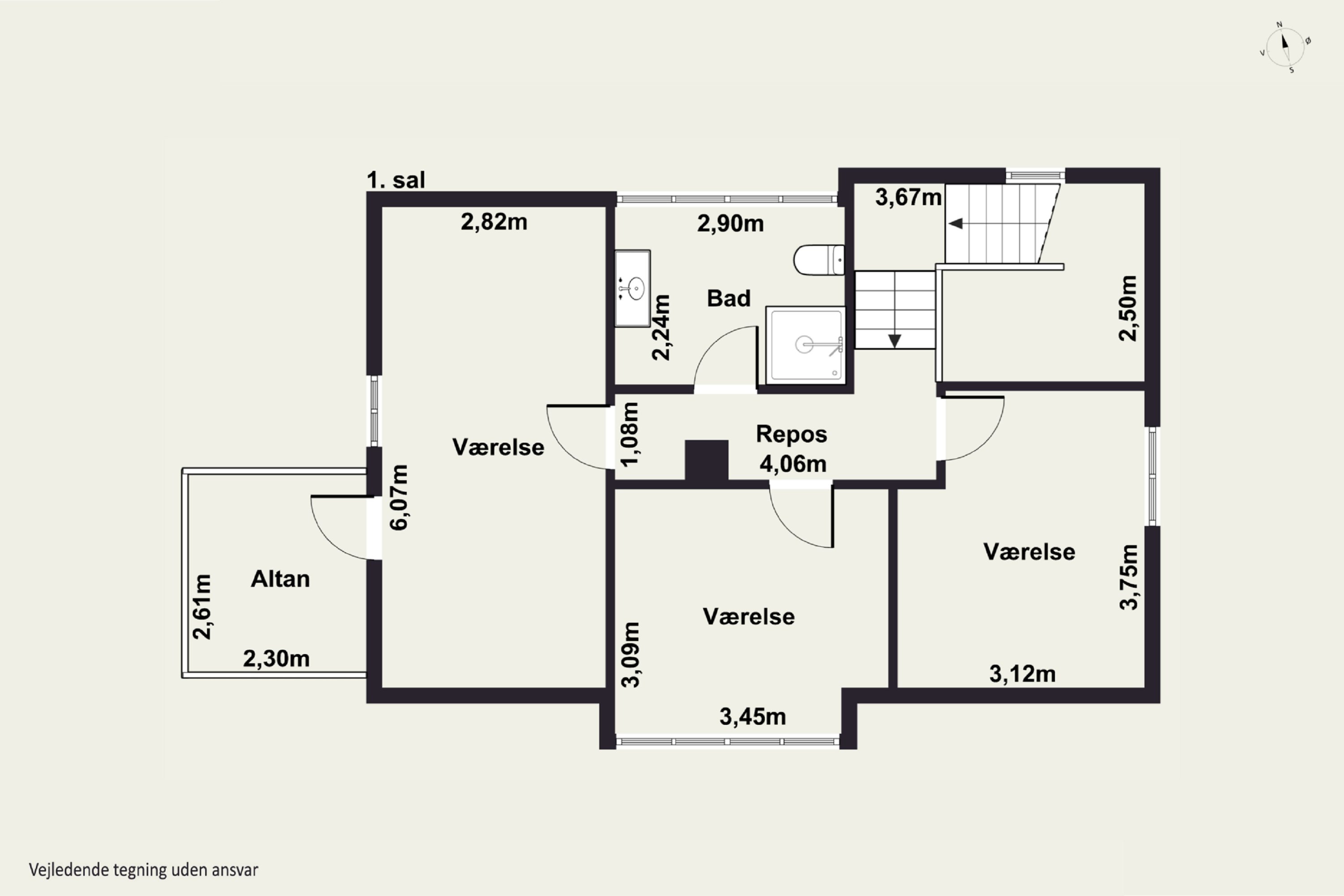 Plantegninger billede af Svanelundsvej 20, 9800 Hjørring