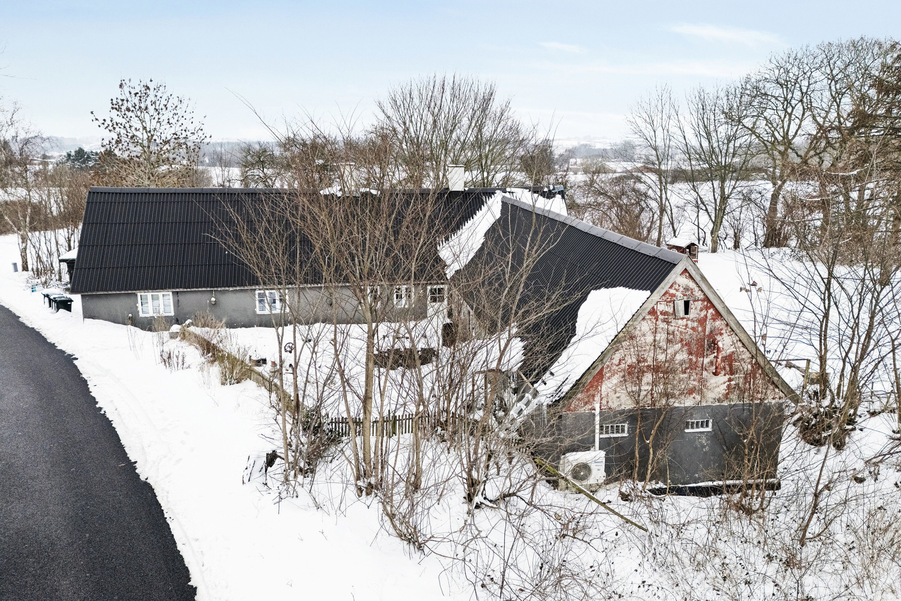 Fremhævet luftfoto billede i fuldskærmstilstand. Billede af Kollekollevej 23, Sv Hestehave, 4560 Vig