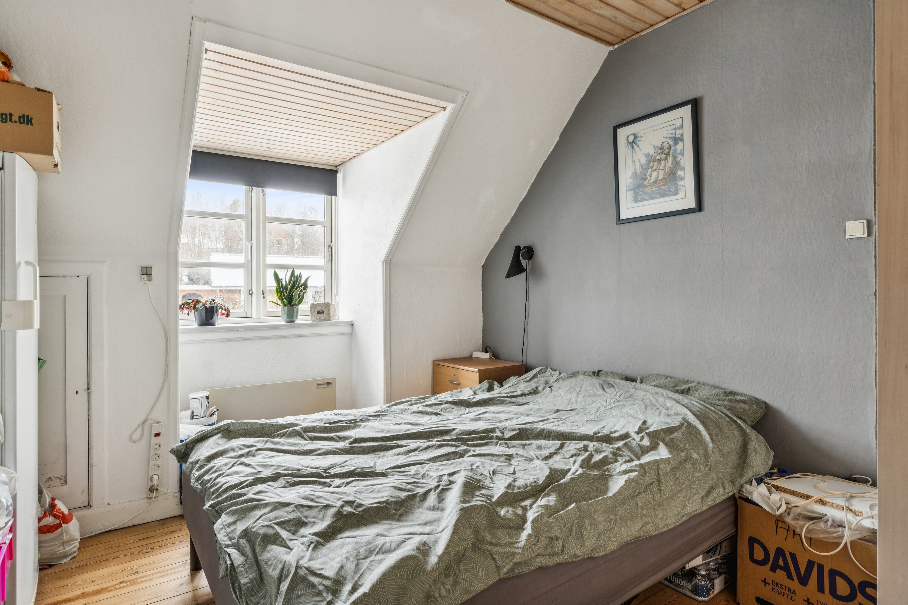 Fremhævet soveværelse billede i fuldskærmstilstand. Billede af Møllegården 13, 1. th., 6340 Kruså