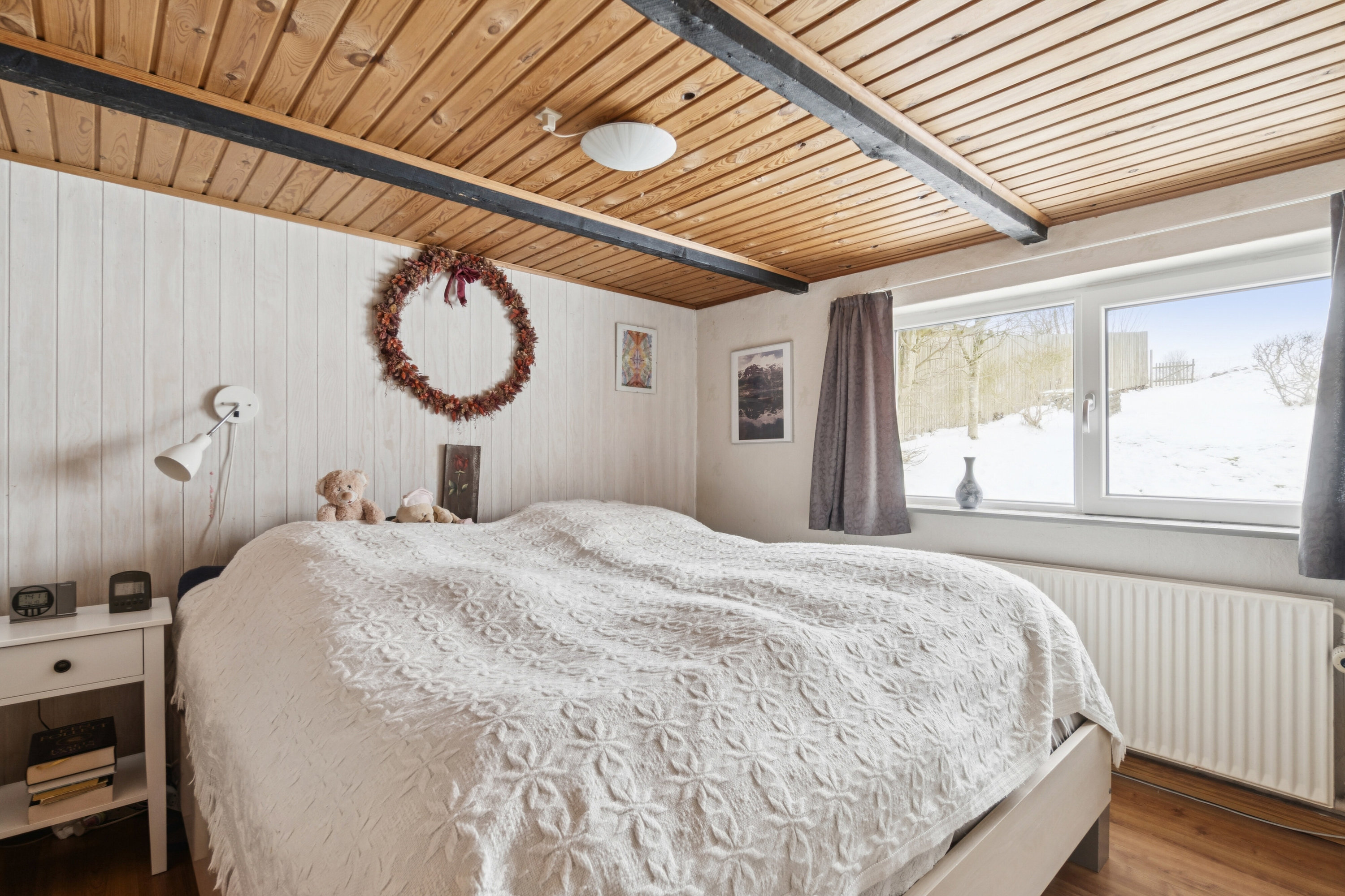 Fremhævet soveværelse billede i fuldskærmstilstand. Billede af Landevejen 33, Heltborg, 7760 Hurup Thy