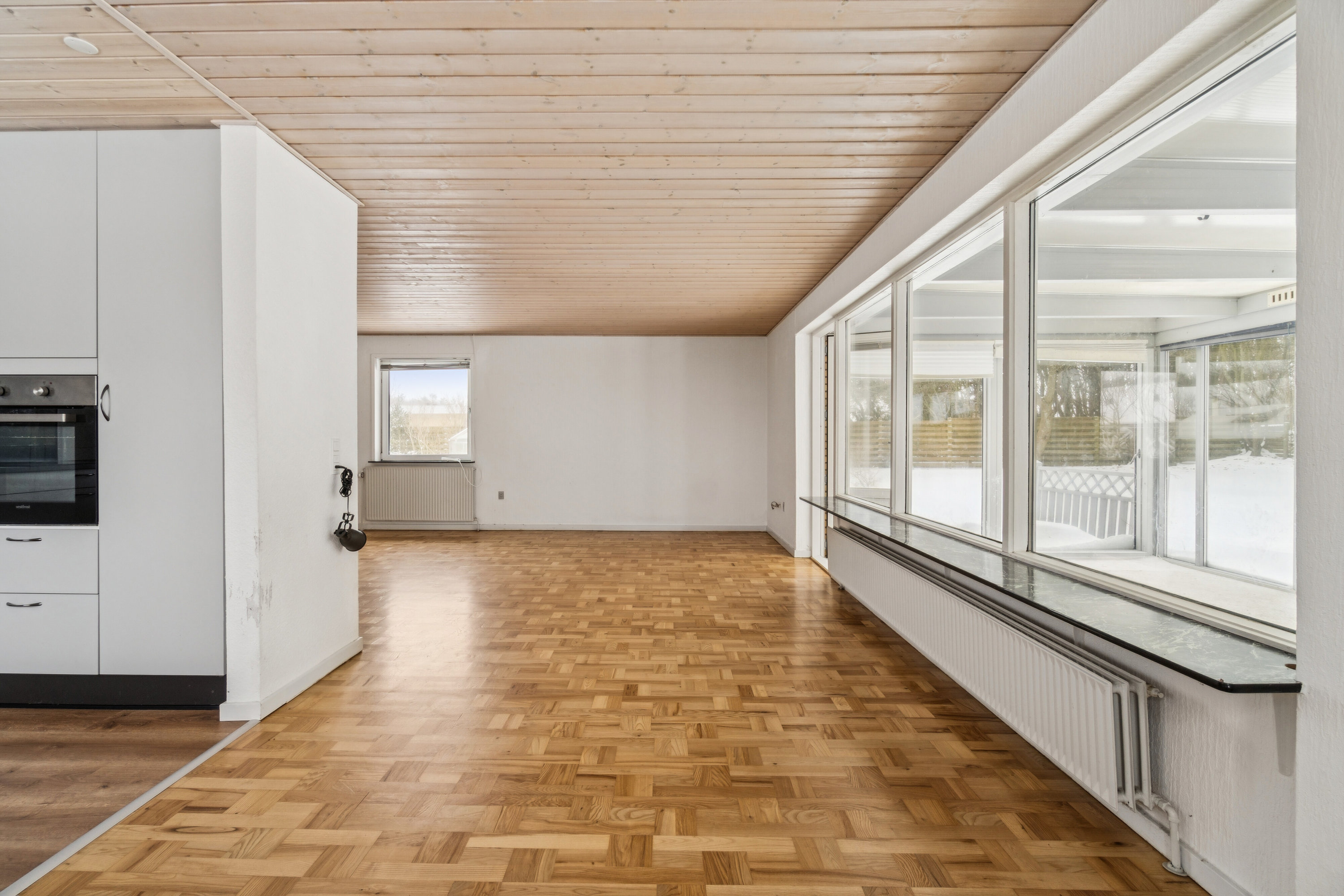 Fremhævet stue billede i fuldskærmstilstand. Billede af Floravænget 42, 7730 Hanstholm