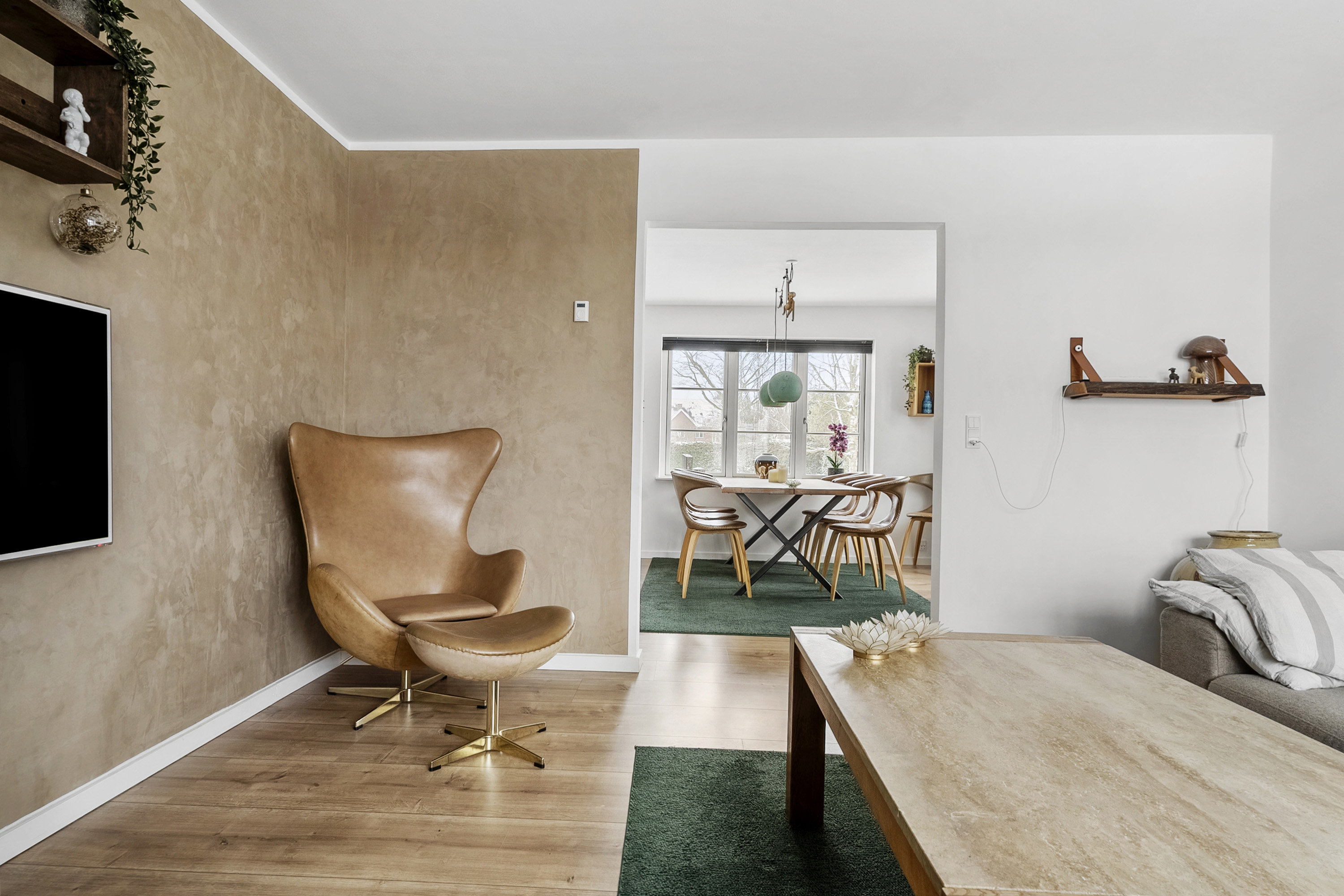 Fremhævet stue billede i fuldskærmstilstand. Billede af Darlingsvej 8, 8700 Horsens