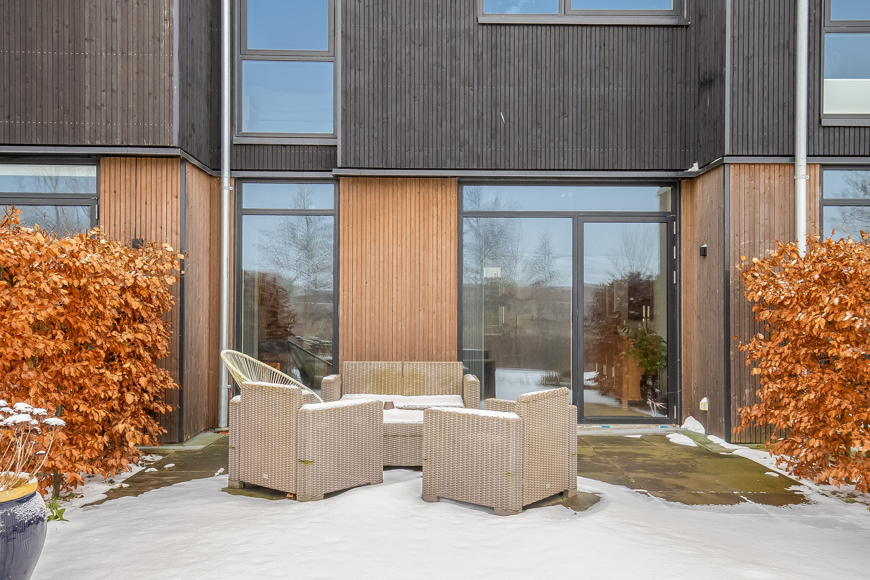 Fremhævet terrasse billede i fuldskærmstilstand. Billede af Beddingen 53, Skudehavnen, 7100 Vejle