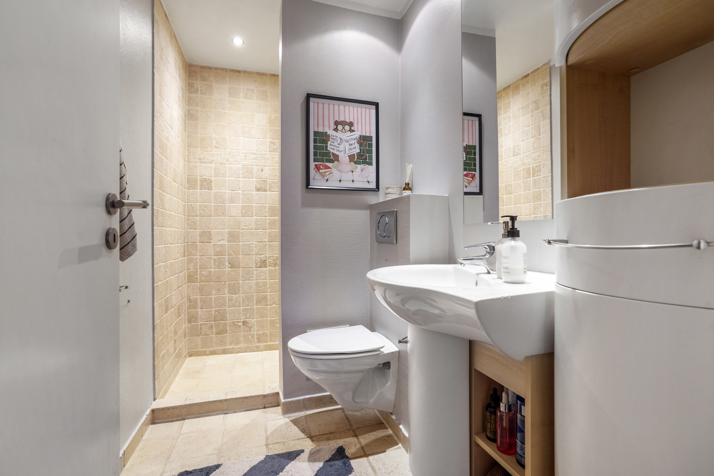 Fremhævet badeværelse billede i fuldskærmstilstand. Billede af Grønlandsgade 35, 1., 5000 Odense C