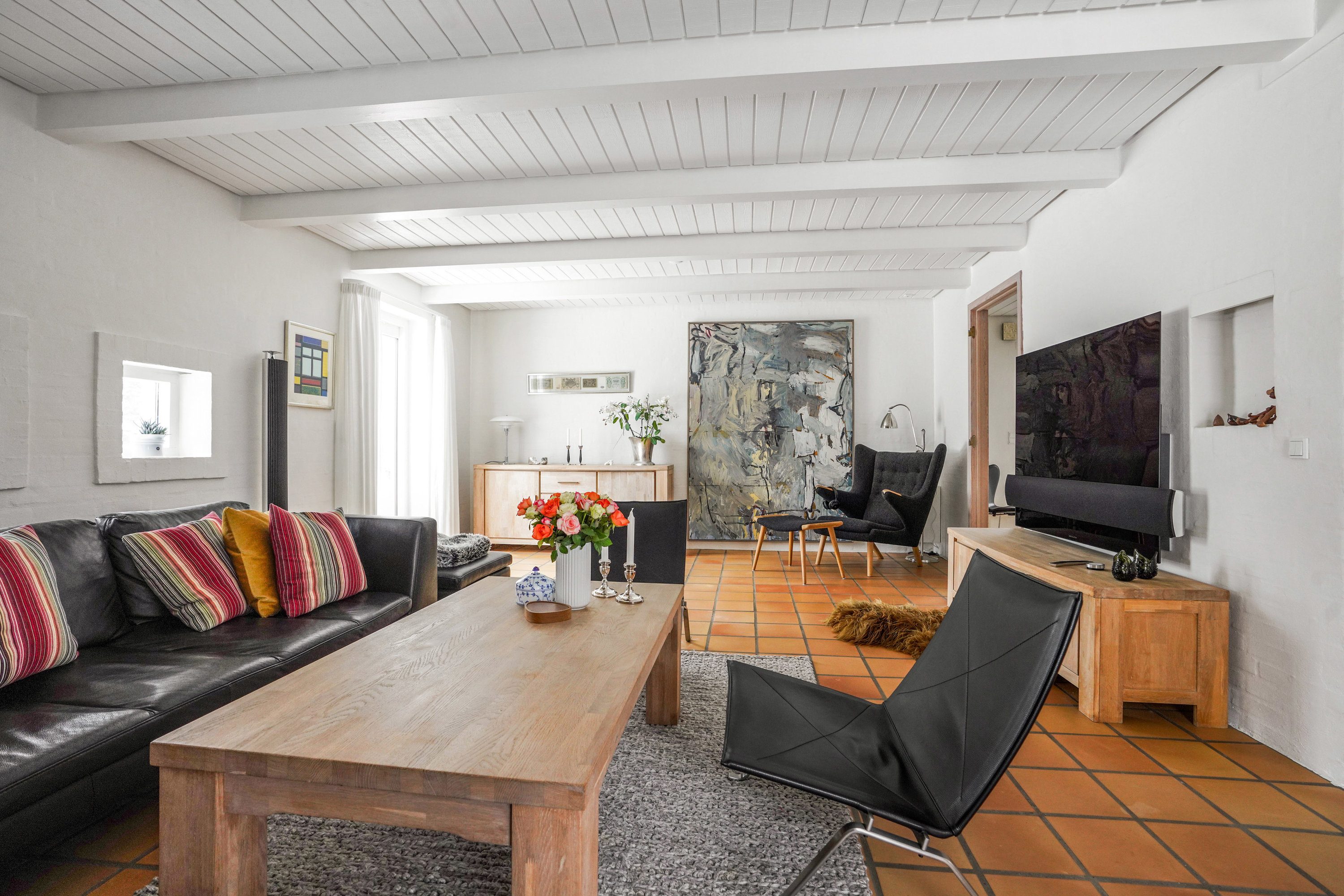 Fremhævet stue billede i fuldskærmstilstand. Billede af Grønningen 7, 5230 Odense M