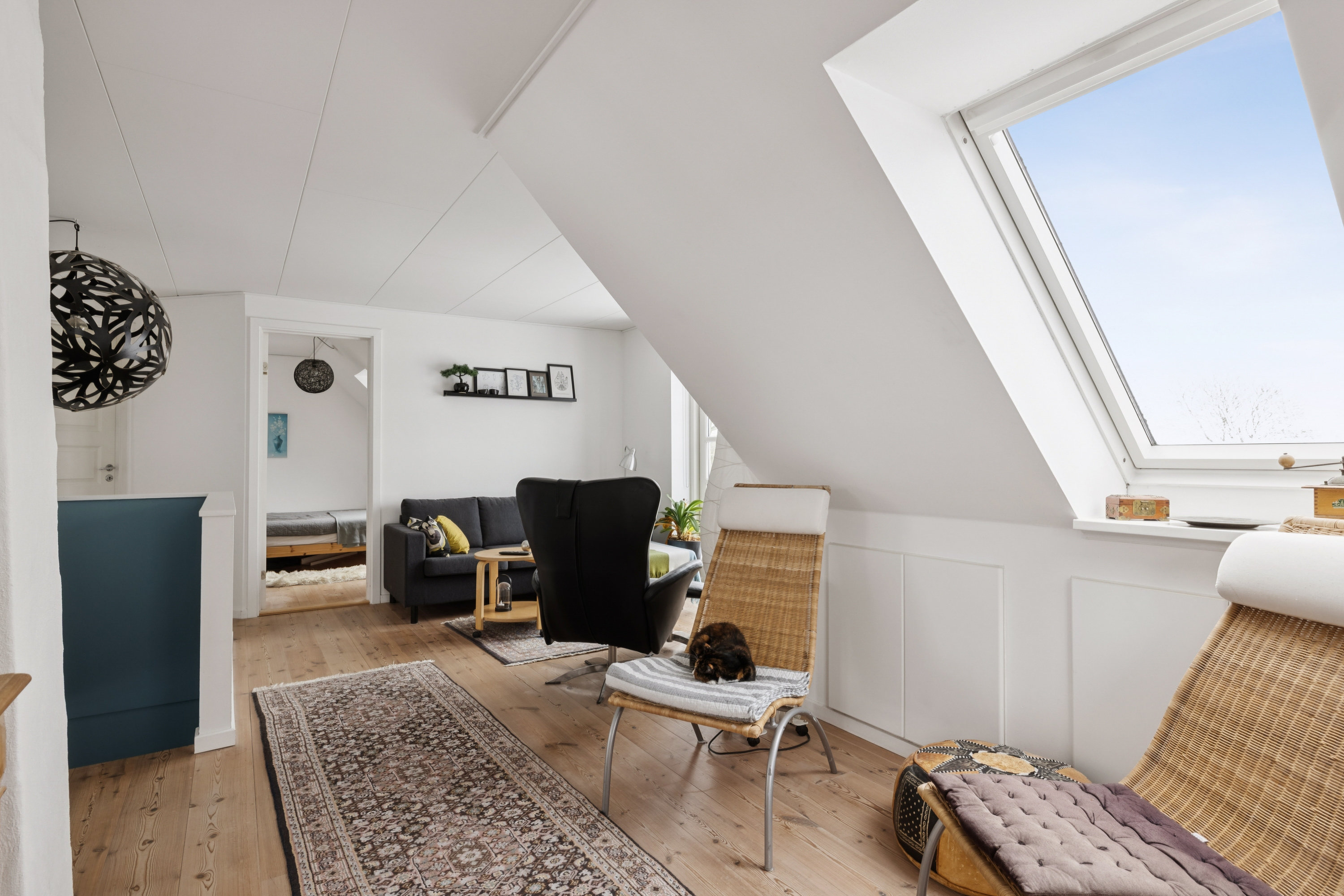 Fremhævet stue billede i fuldskærmstilstand. Billede af Molsvej 62, Egens, 8410 Rønde