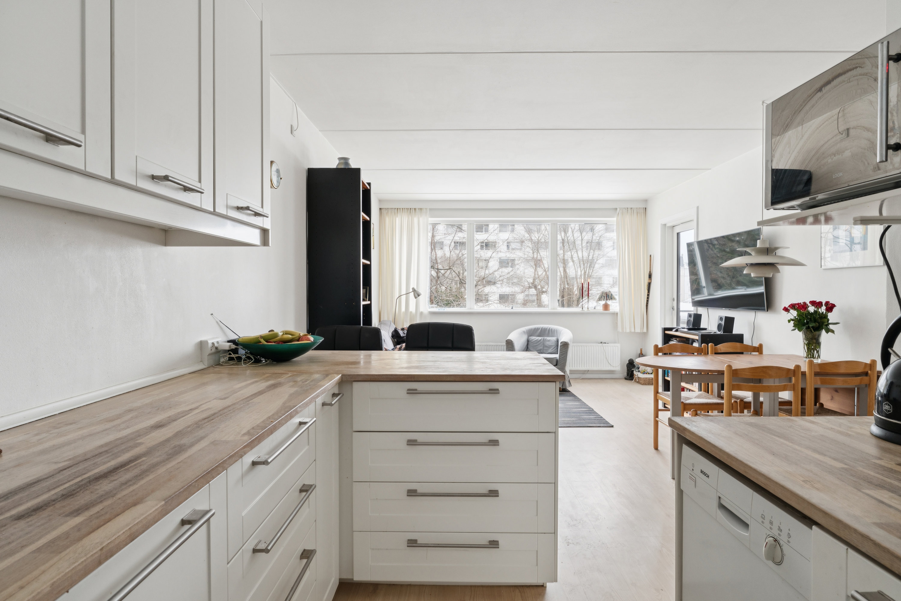 Fremhævet køkken billede i fuldskærmstilstand. Billede af Jagtvej 213, 1. 3., 2100 København Ø