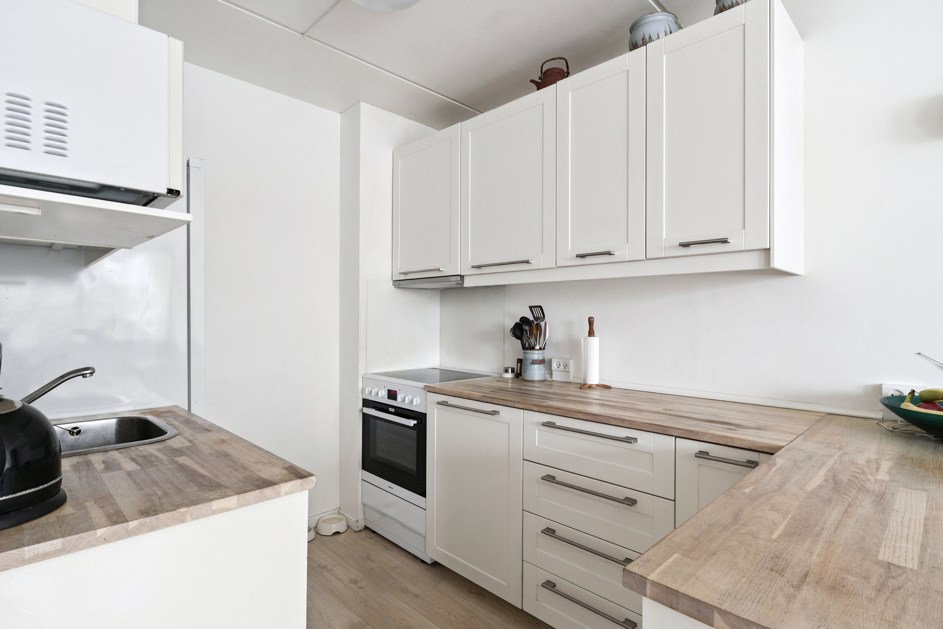 Fremhævet køkken billede i fuldskærmstilstand. Billede af Jagtvej 213, 1. 3., 2100 København Ø