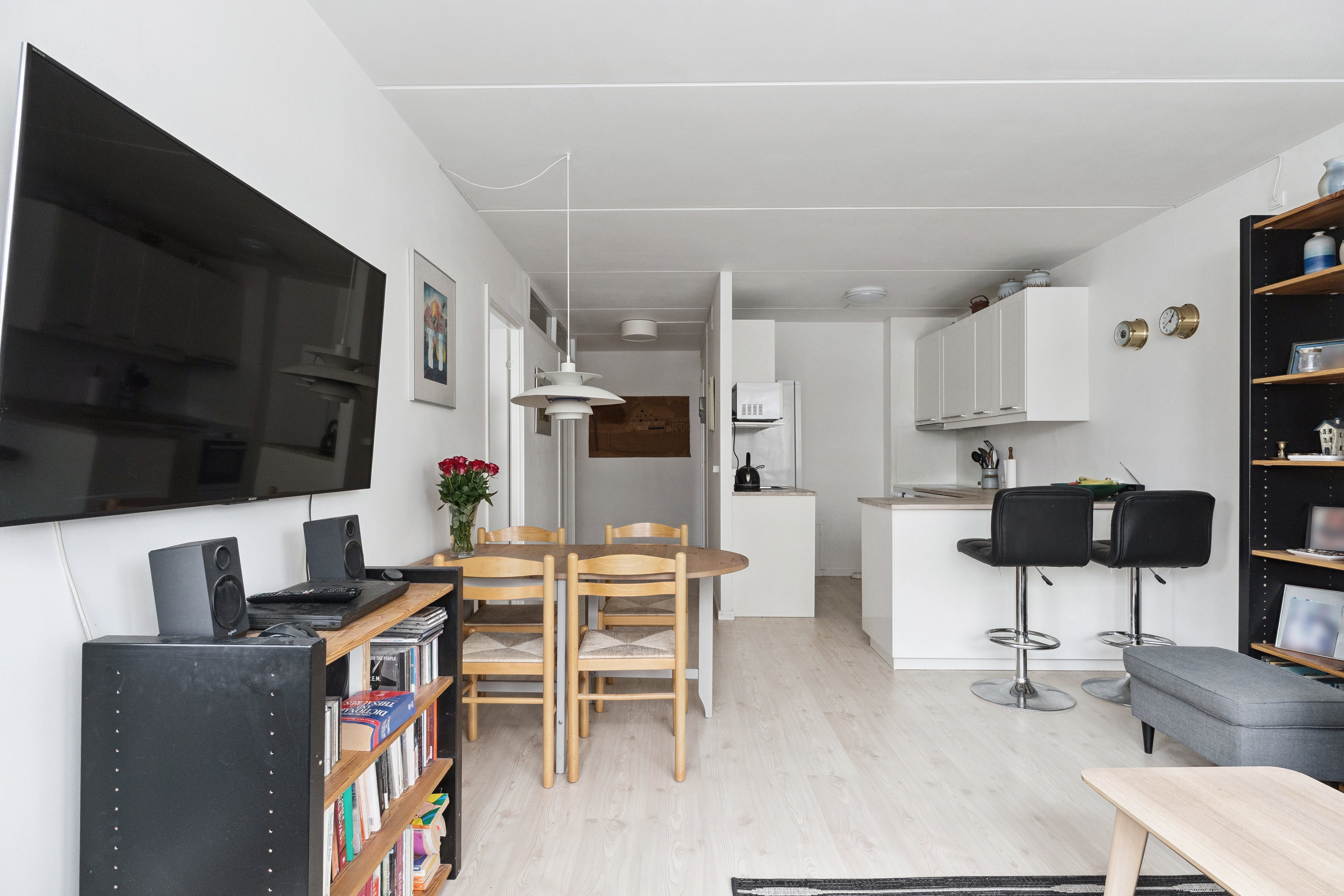 Fremhævet stue billede i fuldskærmstilstand. Billede af Jagtvej 213, 1. 3., 2100 København Ø