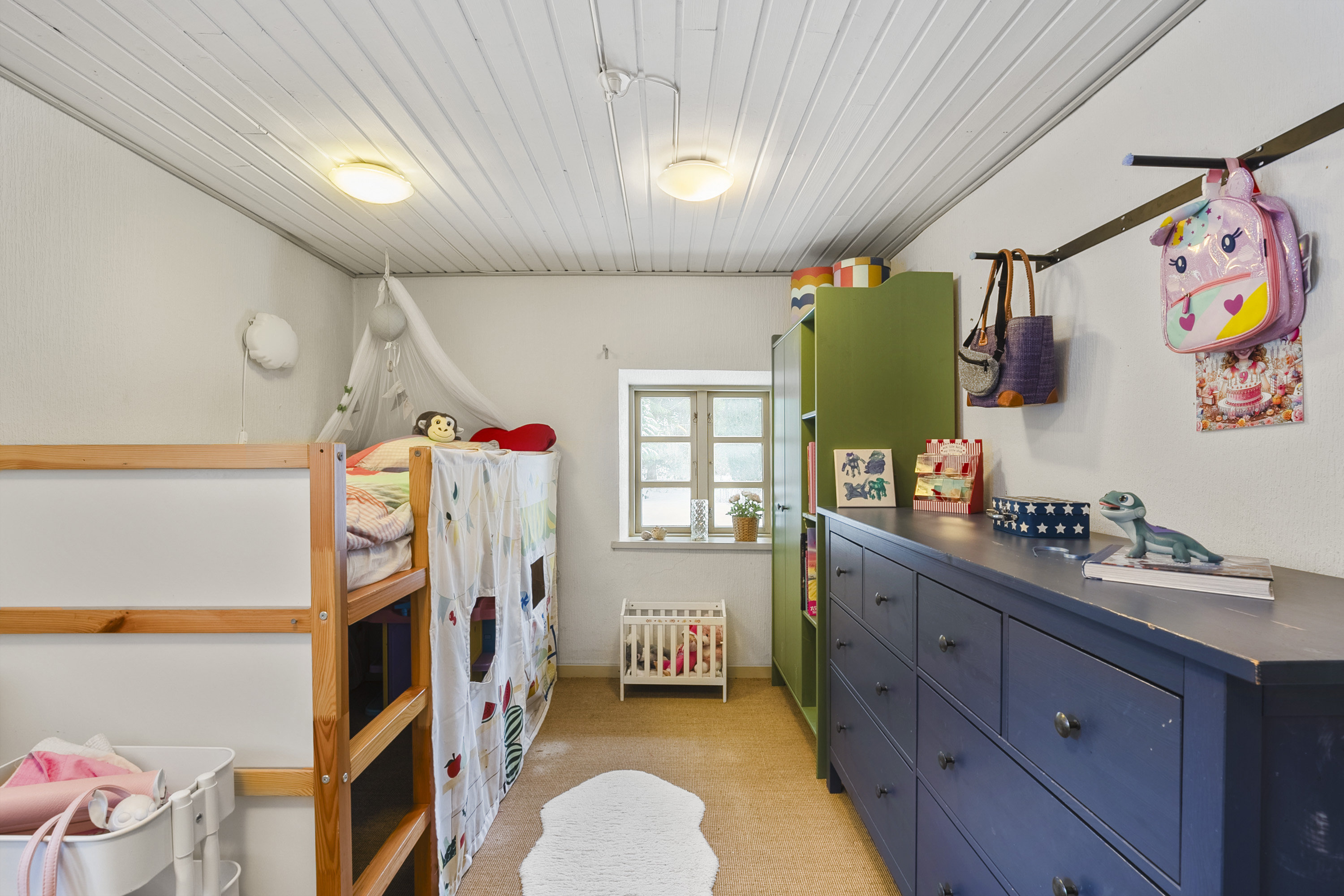 Fremhævet soveværelse billede i fuldskærmstilstand. Billede af Bakkevej 60, 5492 Vissenbjerg