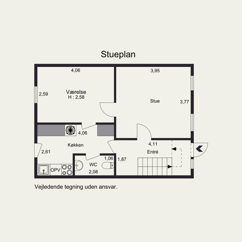 Plantegninger billede af Møllegade 38, 8700 Horsens