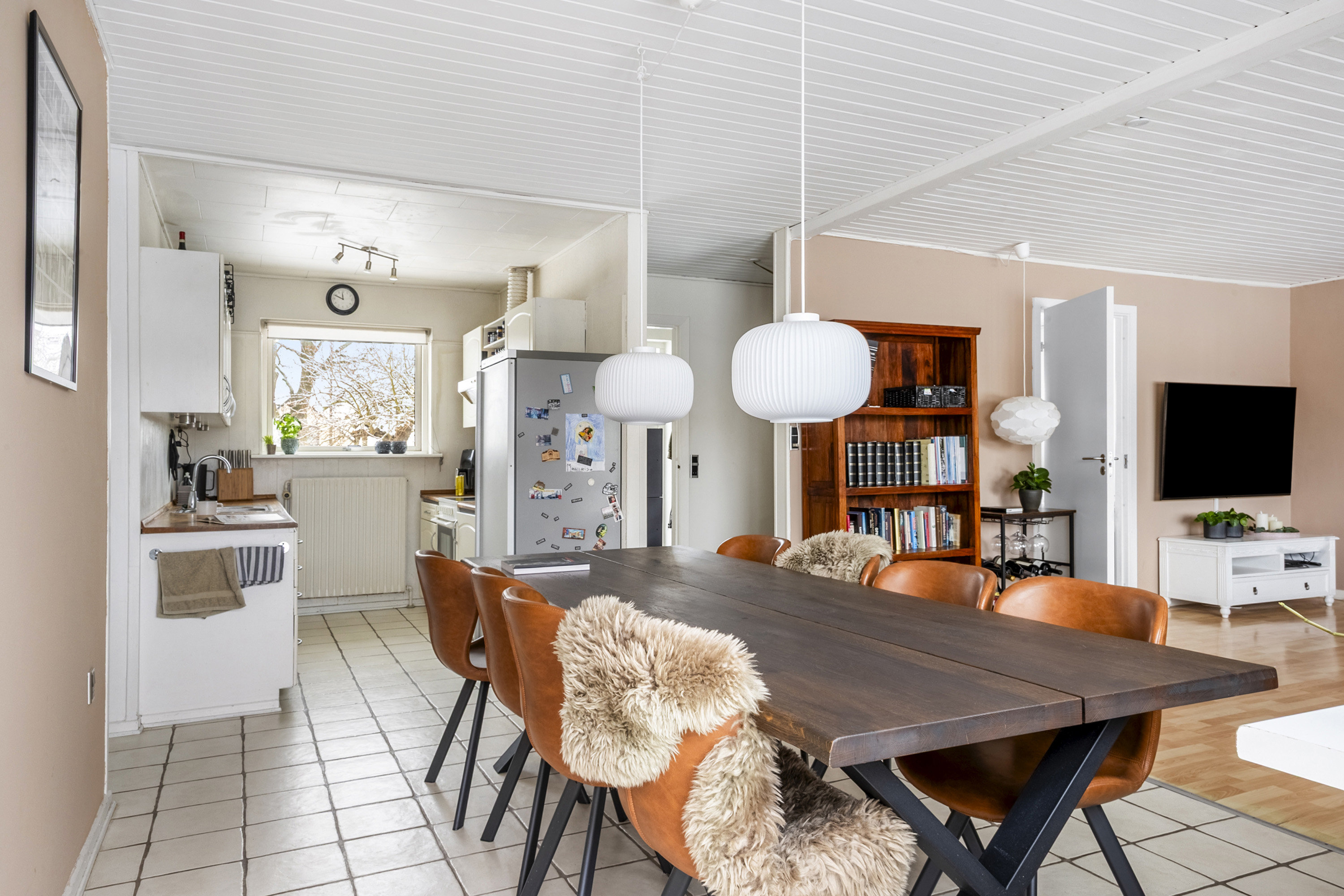 Fremhævet spisekøkken billede i fuldskærmstilstand. Billede af Ørnstrupvej 8, 8700 Horsens