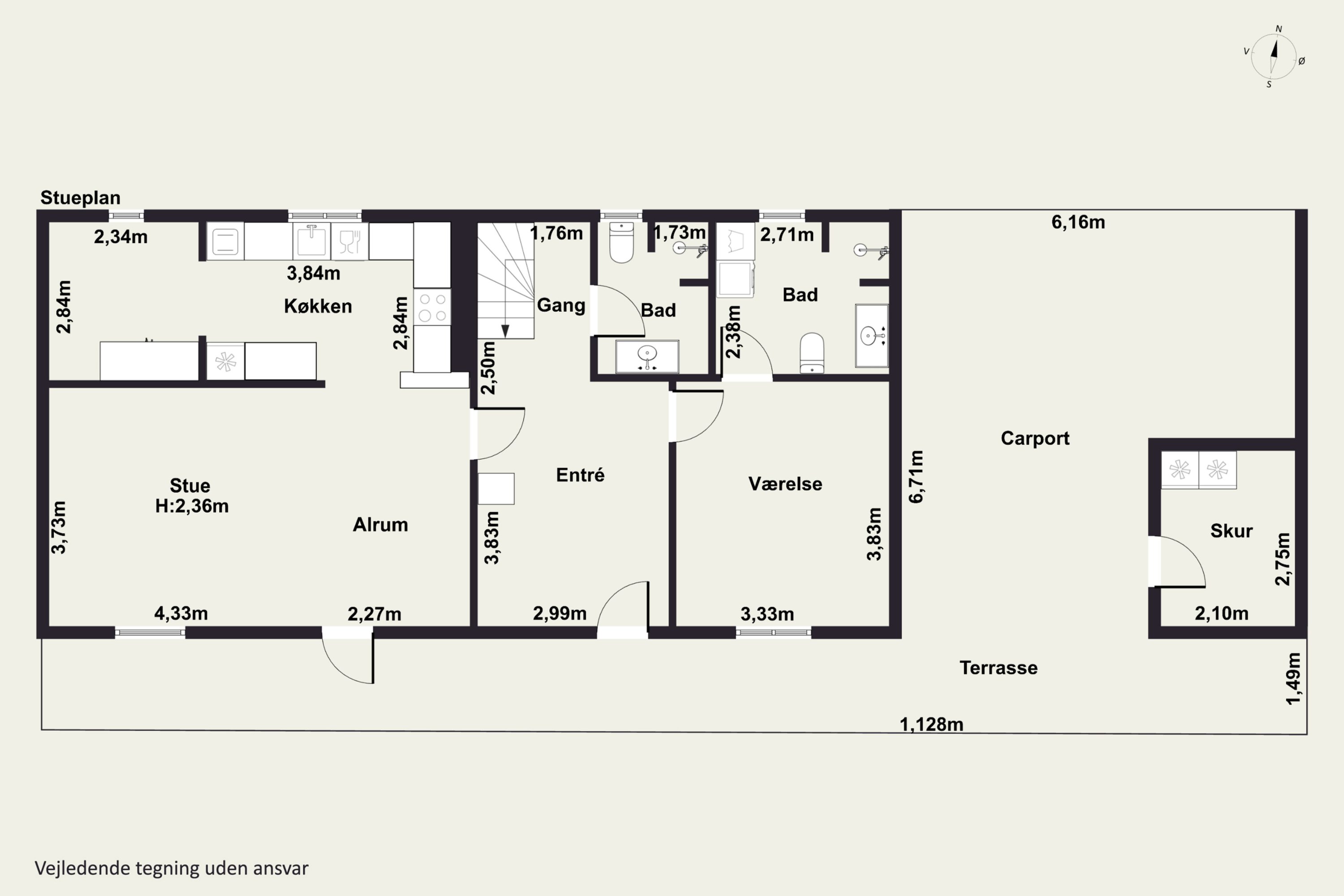 Plantegninger billede af Rugtvedvej 31, Forsinge, 4490 Jerslev Sjælland