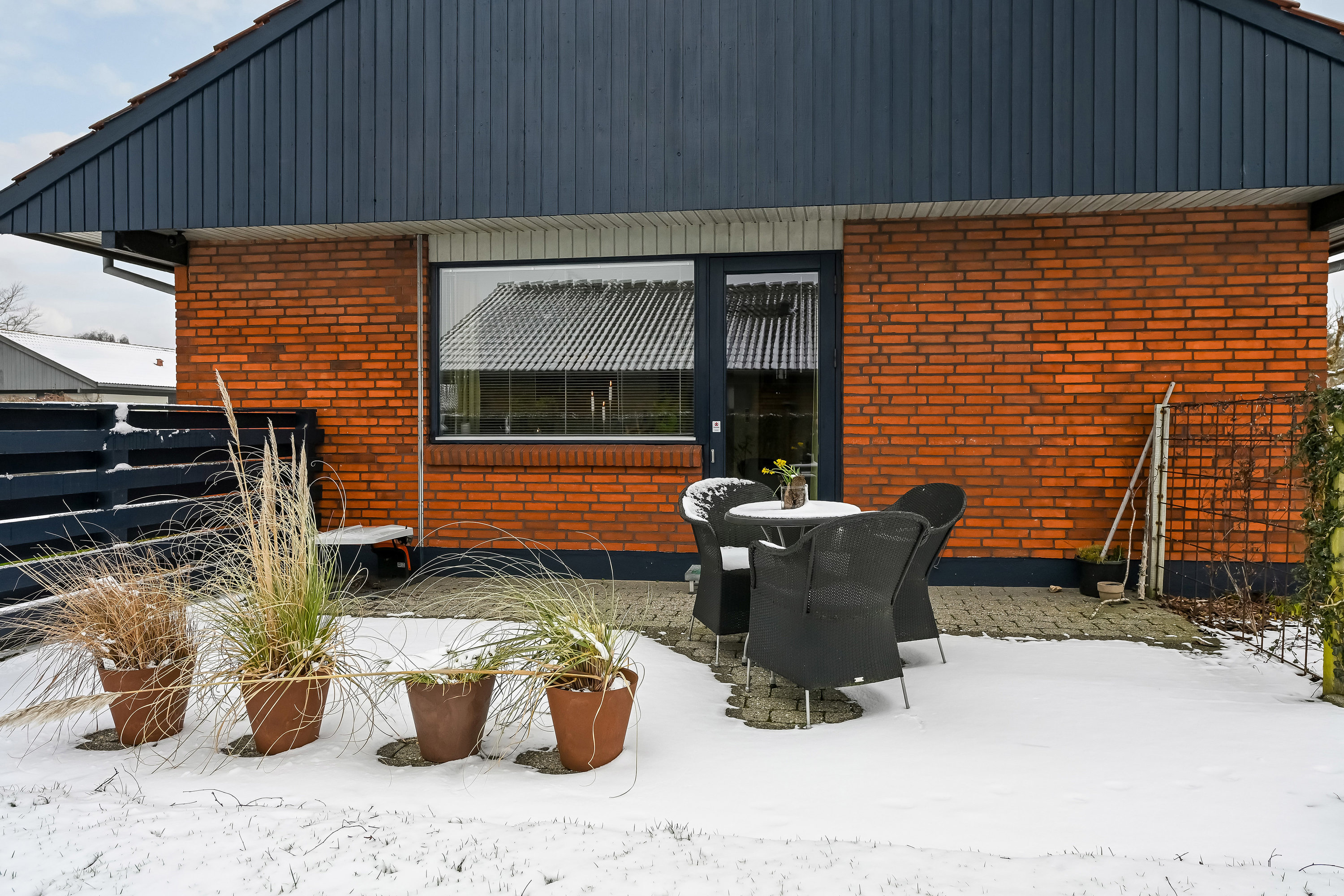 Fremhævet terrasse billede i fuldskærmstilstand. Billede af Hindbærvej 3, 6715 Esbjerg N