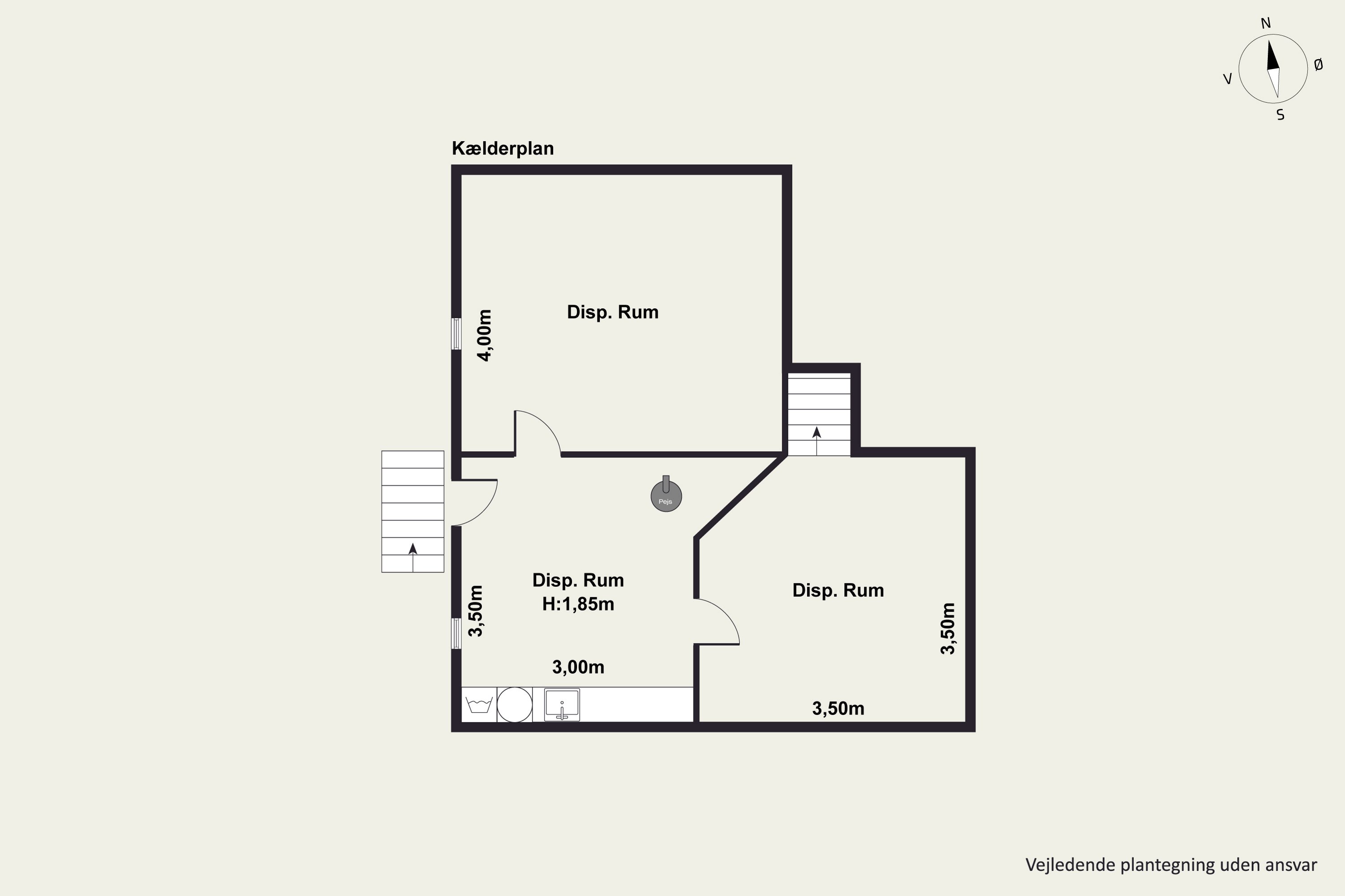 Plantegninger billede af Molsvej 62, Egens, 8410 Rønde