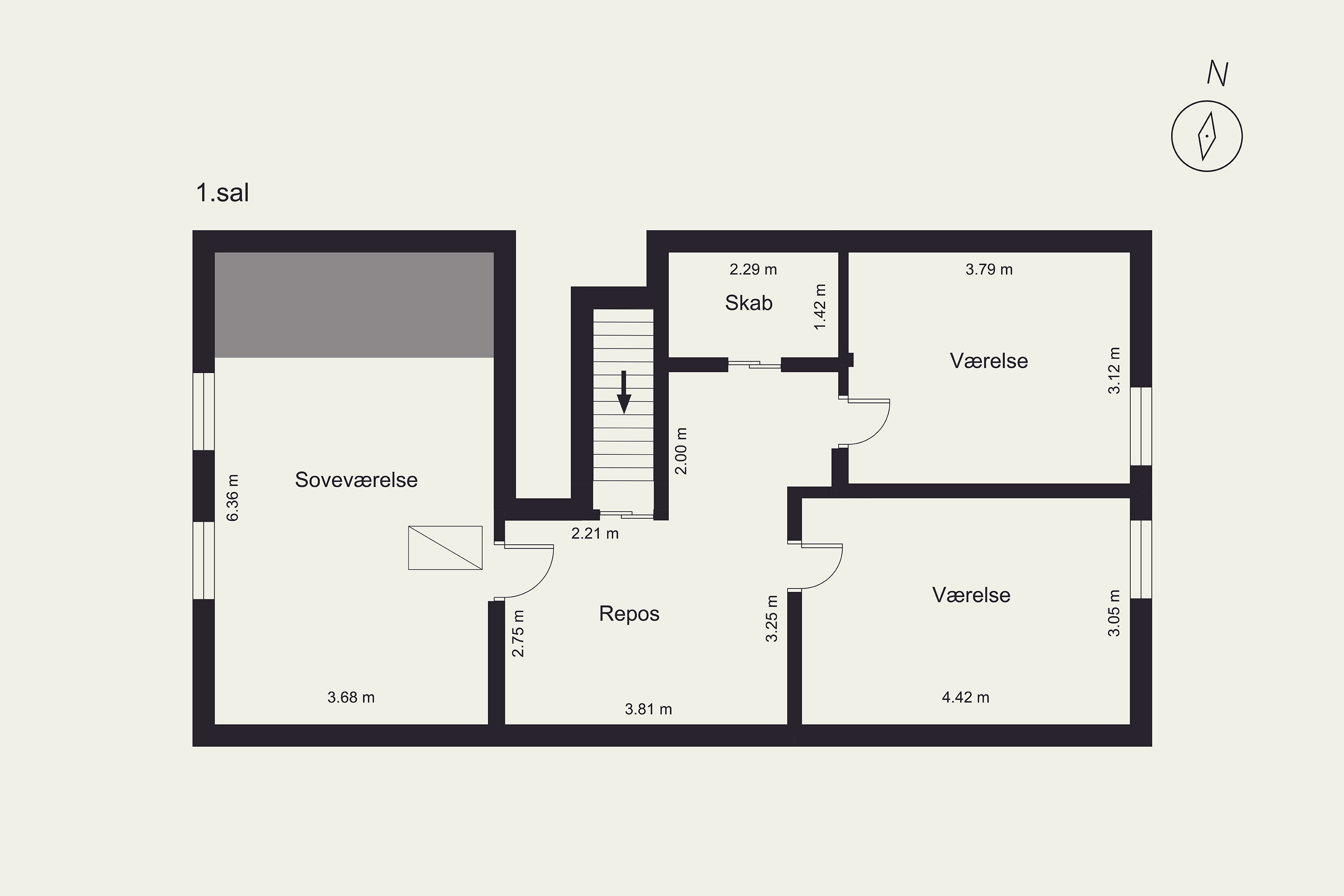 Plantegninger billede af Kærmarksvej 50, Birkelev, 6780 Skærbæk