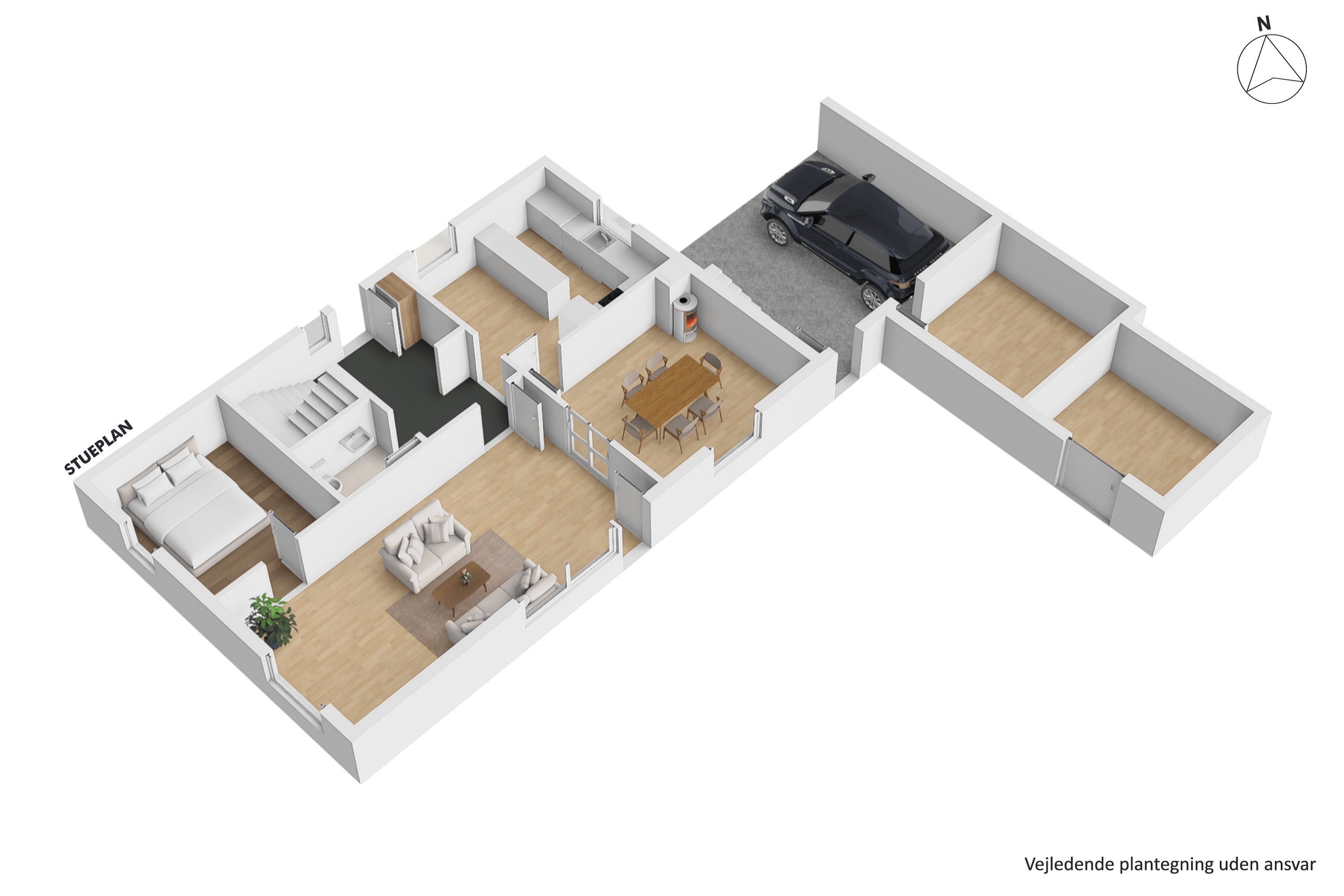 Plantegninger billede af Miravej 14, Søften, 8382 Hinnerup